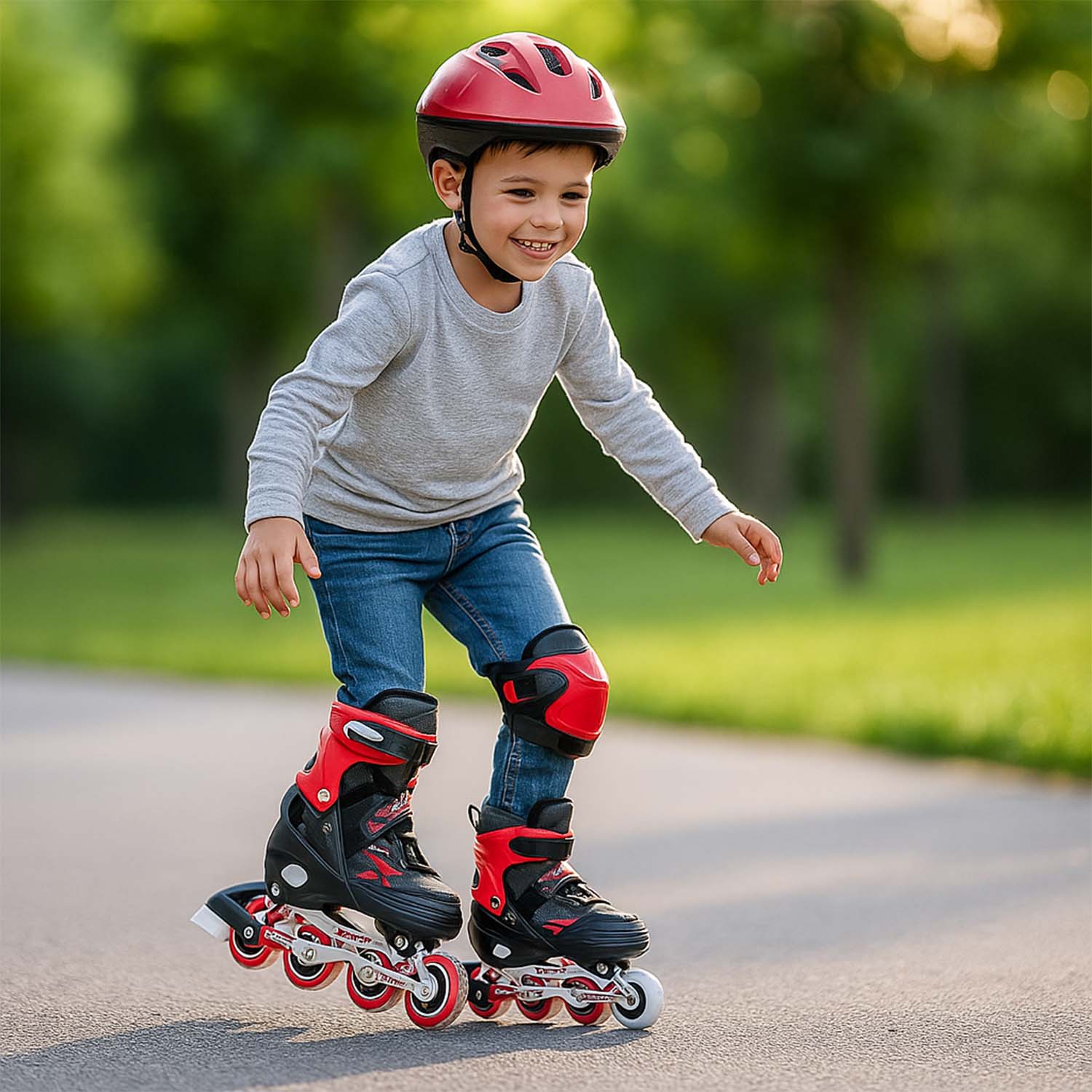 Professional Adjustable Inline Skates for Kids and Adults (XL / 1 Pair) - Image 7