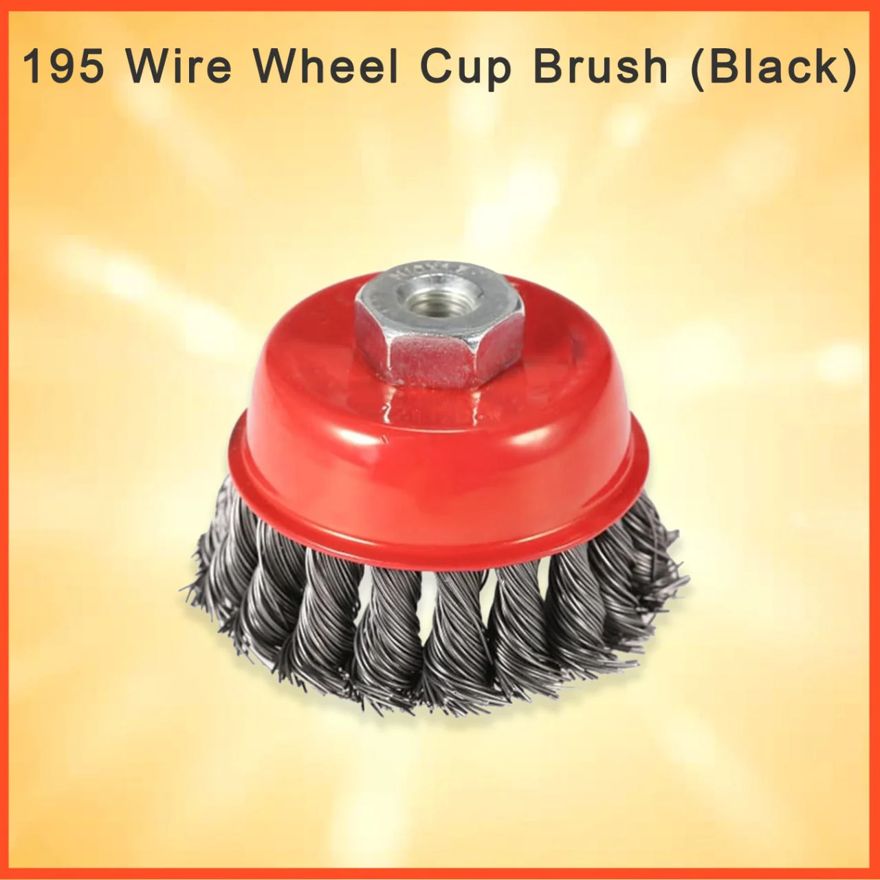 Wire Wheel Cup Brush (Black) - Image 5