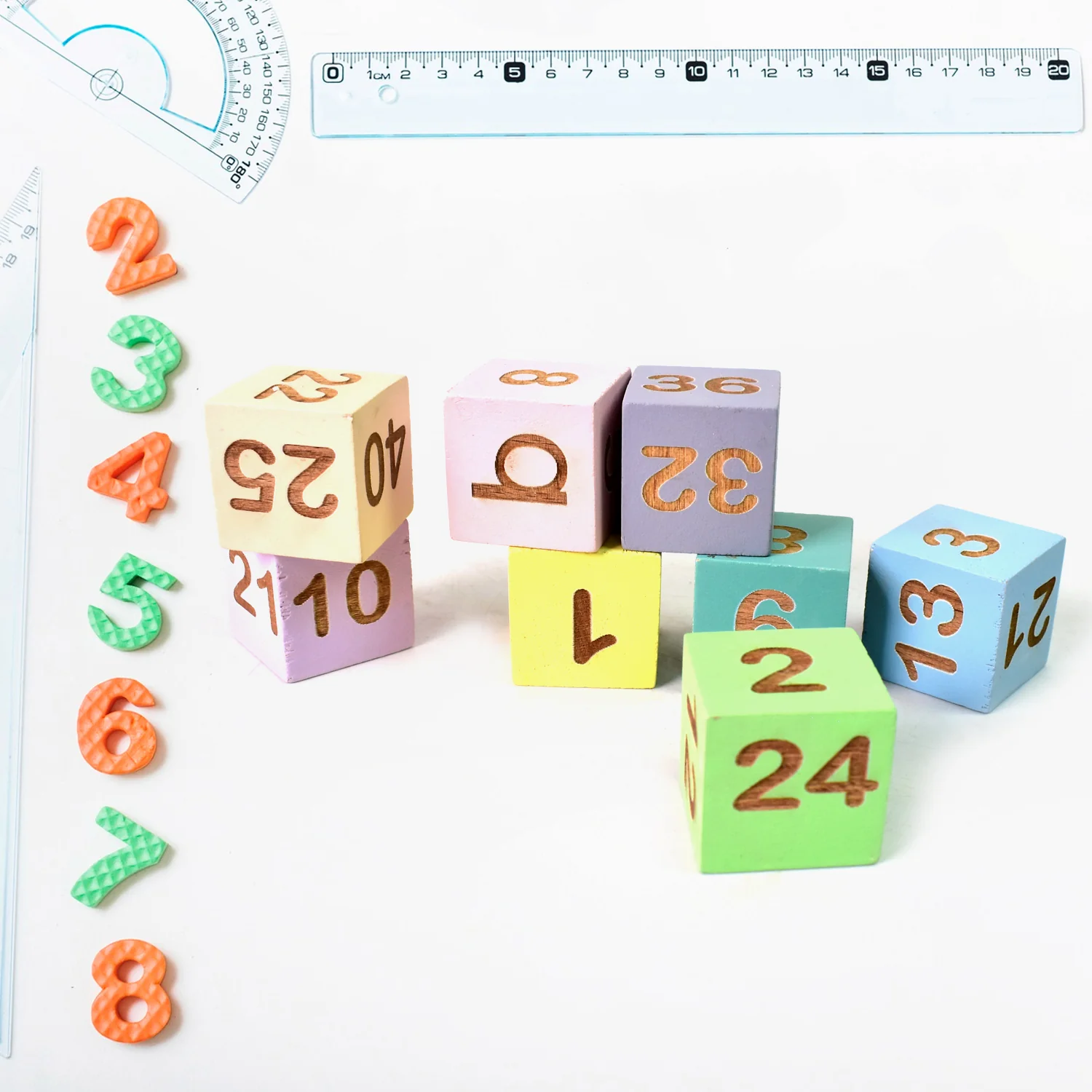 Wooden MathTime for Kids - Educational Math Card Game - Image 3