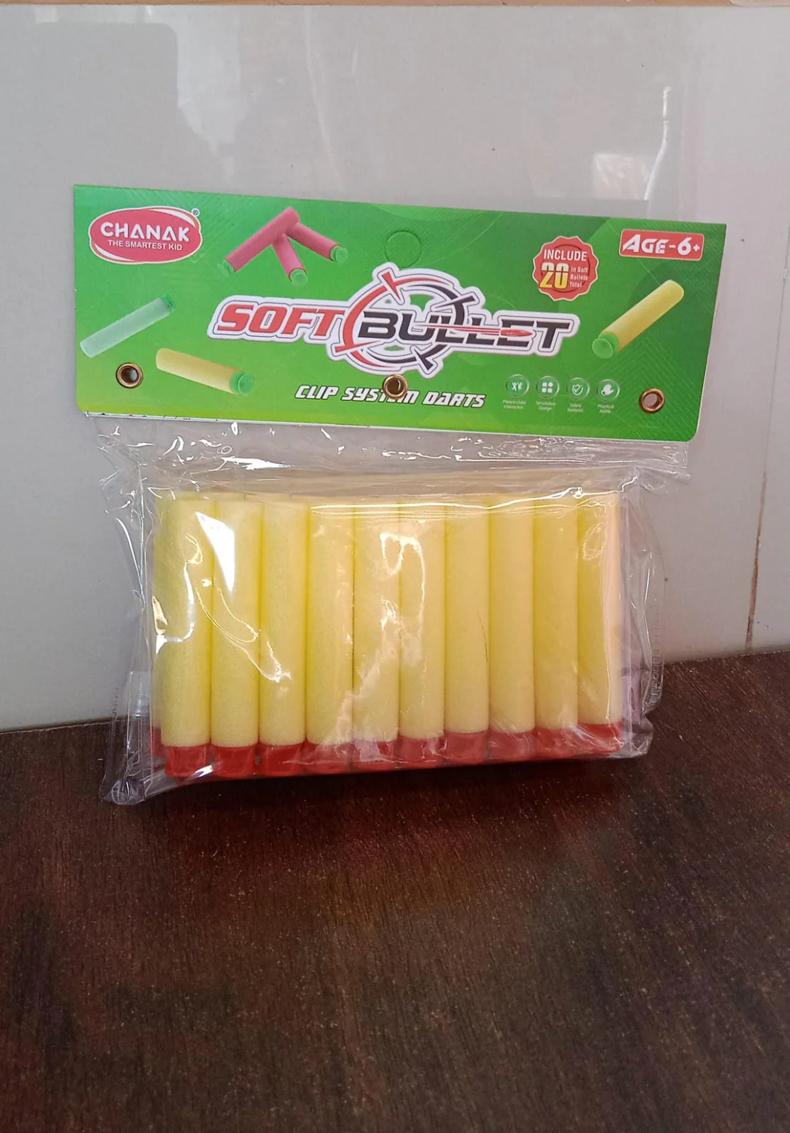 Refill Bullet Darts Soft Round Head Blasters Kids Toy for Gun (20 Pcs Set) - Image 7