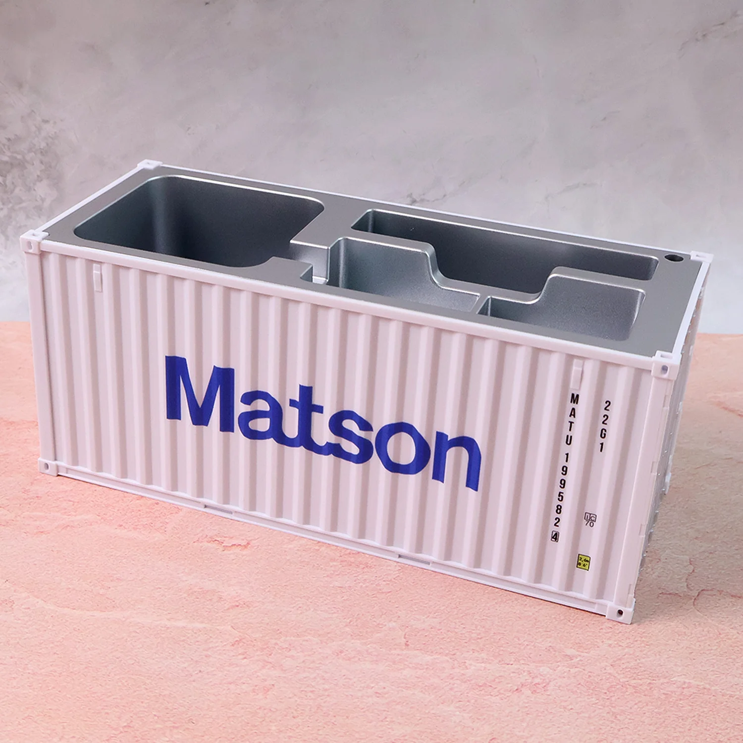 Container-Style Multi-Compartment Desk Organizer (1 Pc) - Image 7