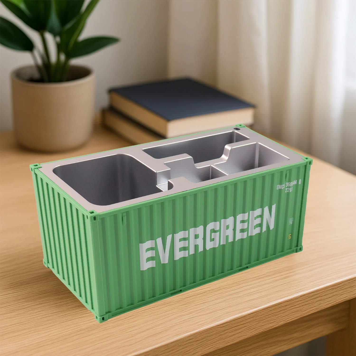 Container-Style Multi-Compartment Desk Organizer (1 Pc) - Image 7