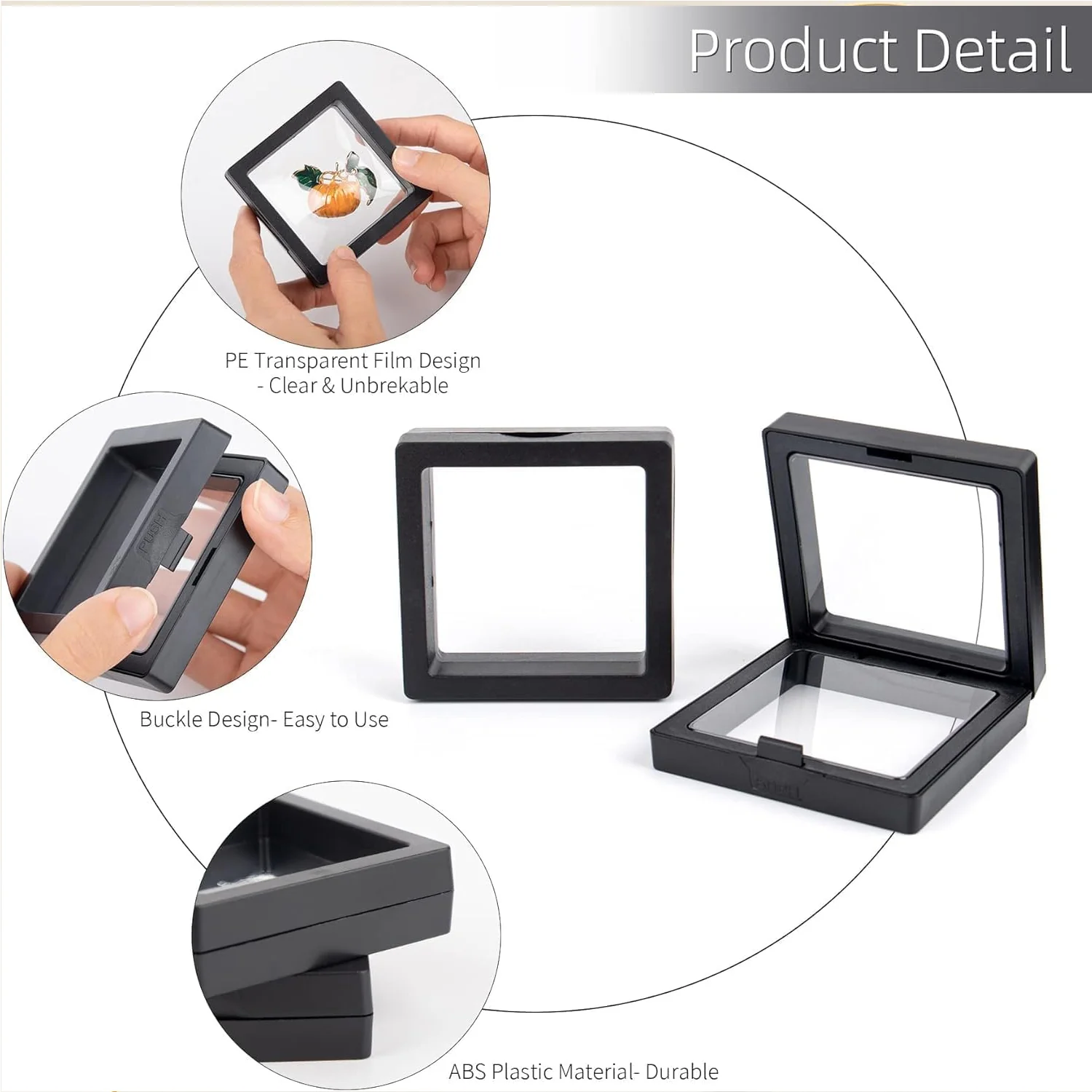 Transparent Jewellery Display Box (14x14 cm / 1 Pc) - Image 6
