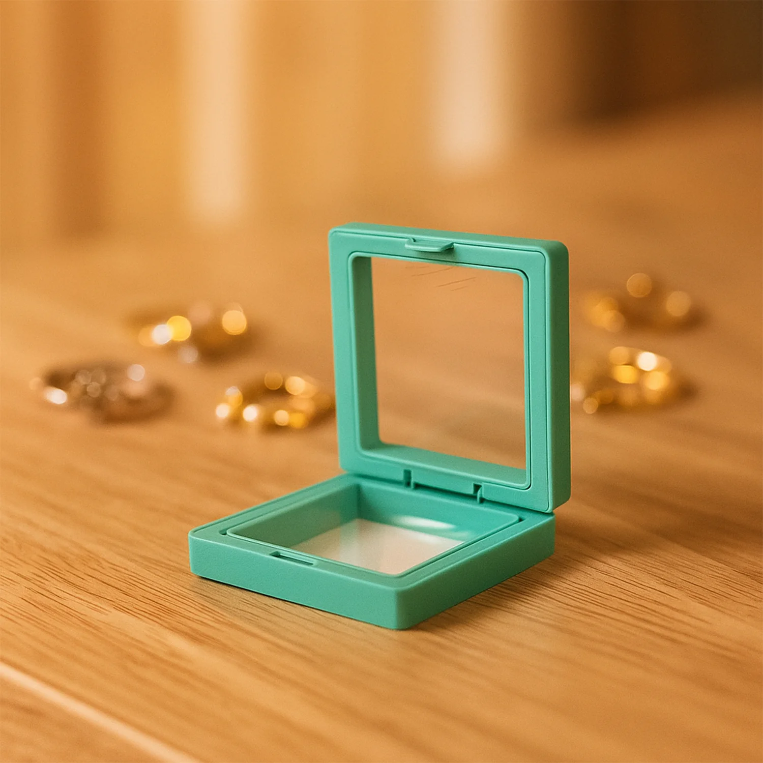 Transparent Jewellery Display Box (7x7 cm / 1 Pc) - Image 6