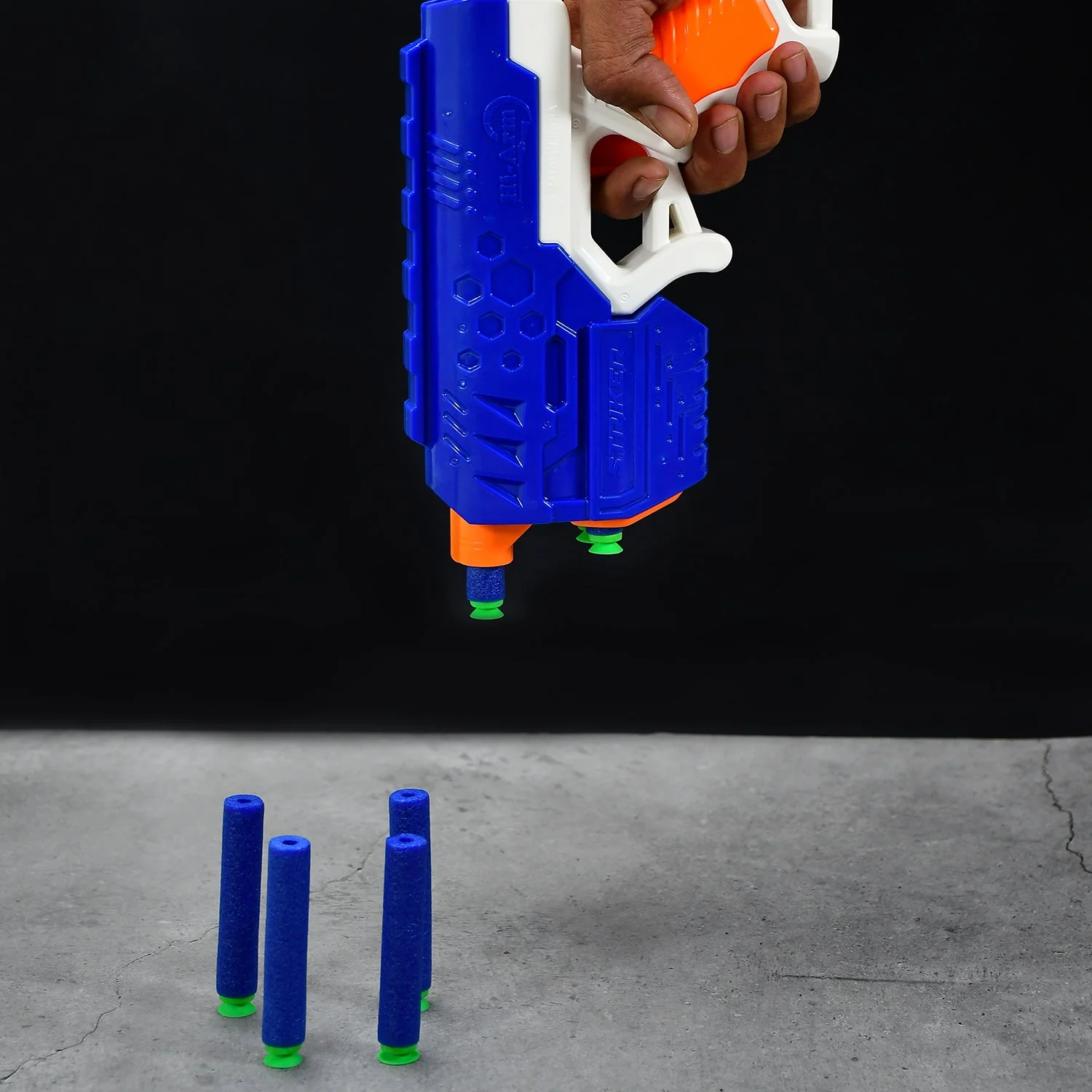 Hi-Arm Gun with 10x Foam Suction Bullets, ABS Plastic, Target Shooting - Image 4