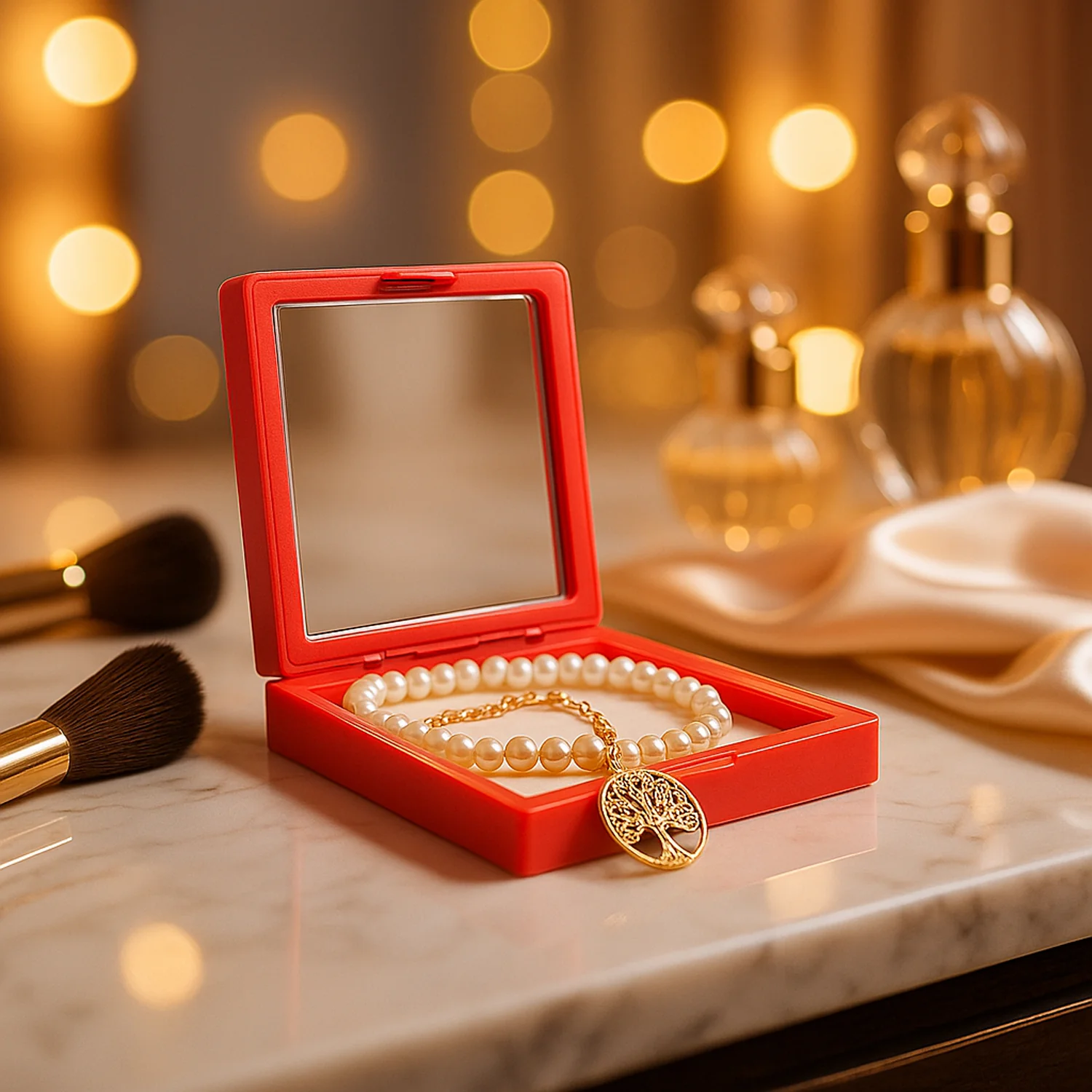 Transparent Jewellery Display Box (9x9 cm / 1 Pc) - Image 6