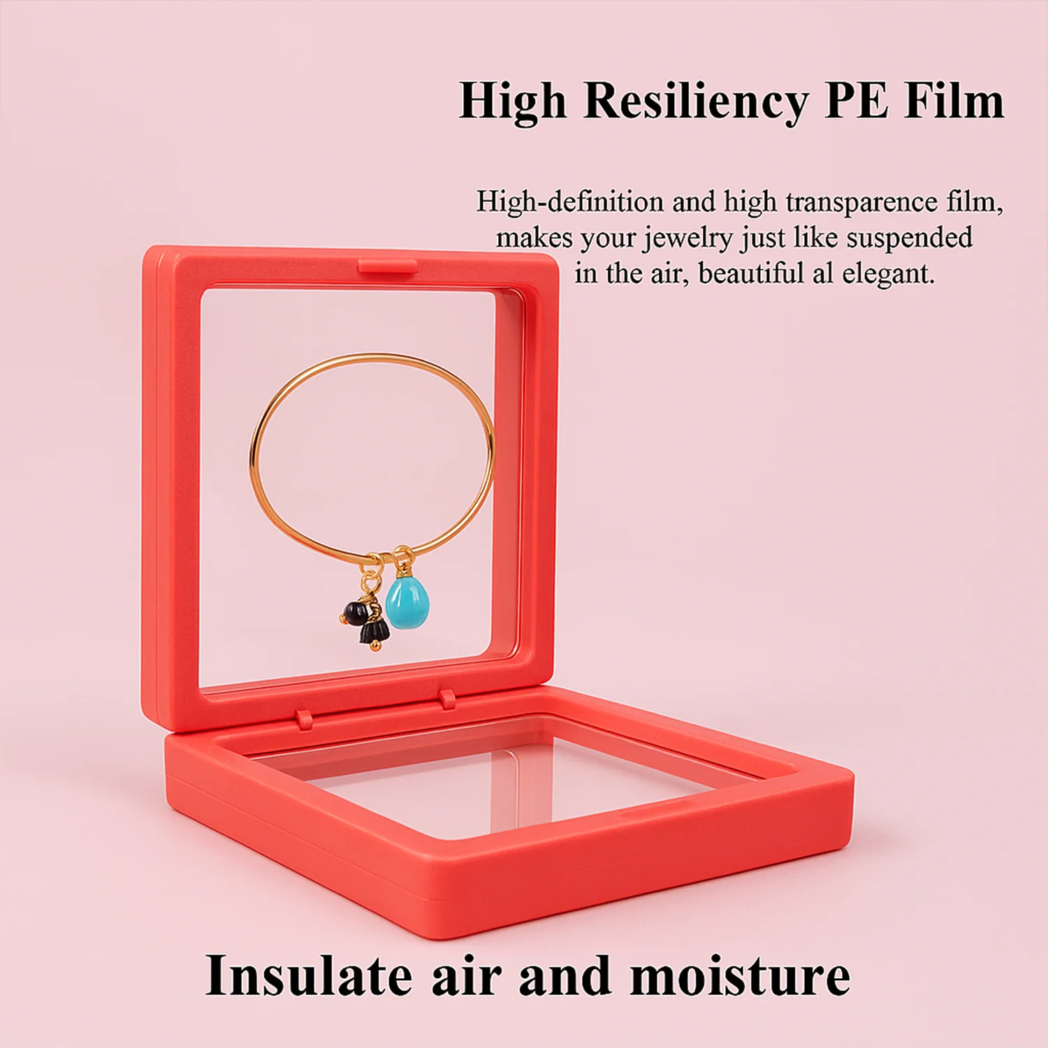 Transparent Jewellery Display Box (9x9 cm / 1 Pc) - Image 7