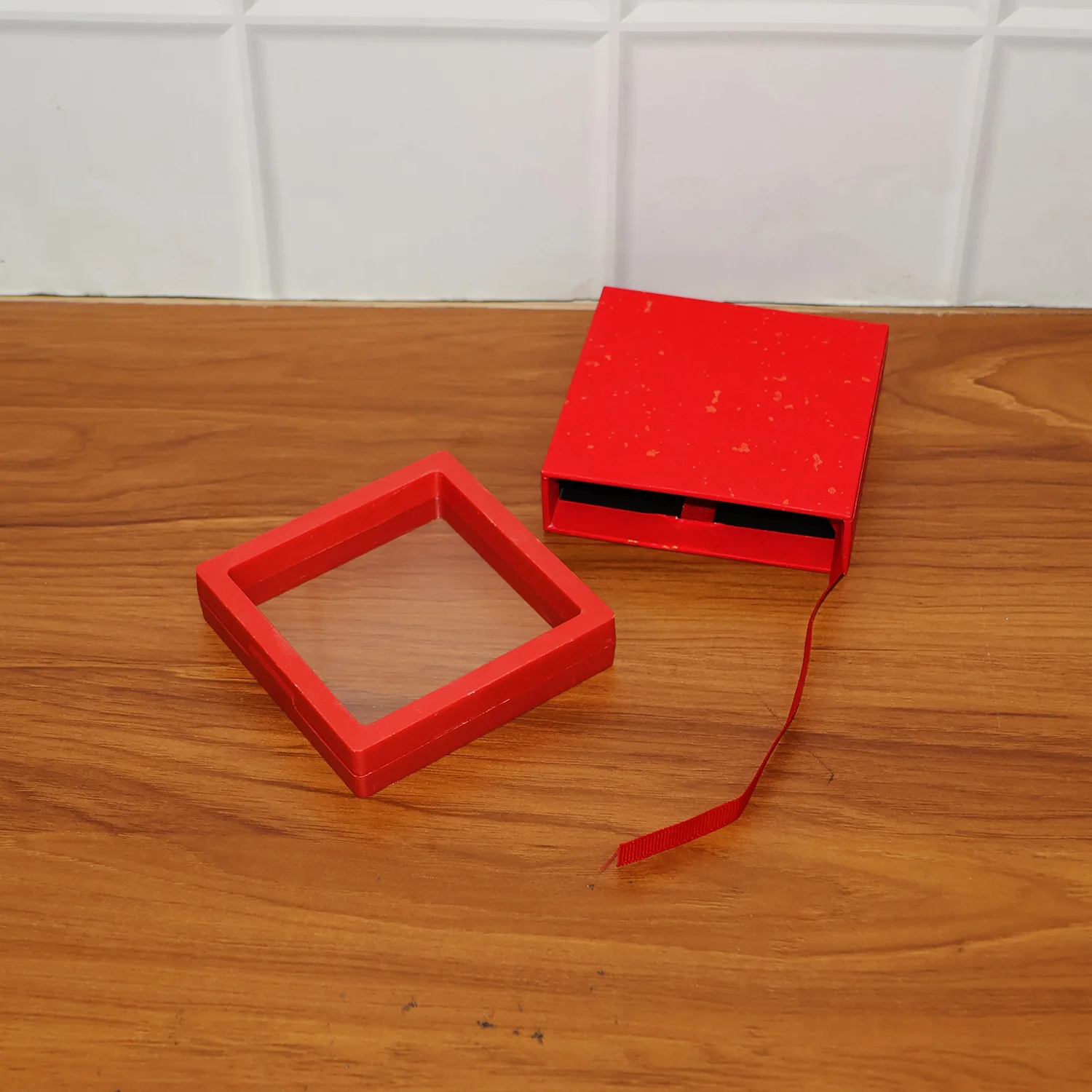 Transparent Jewellery Display Box (9x9 cm / 1 Pc) - Image 8