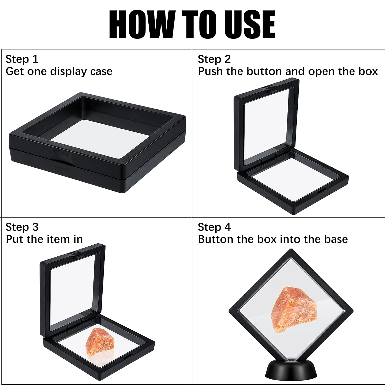 Transparent Jewellery Display Box (11x11 cm / 1 Pc) - Image 6