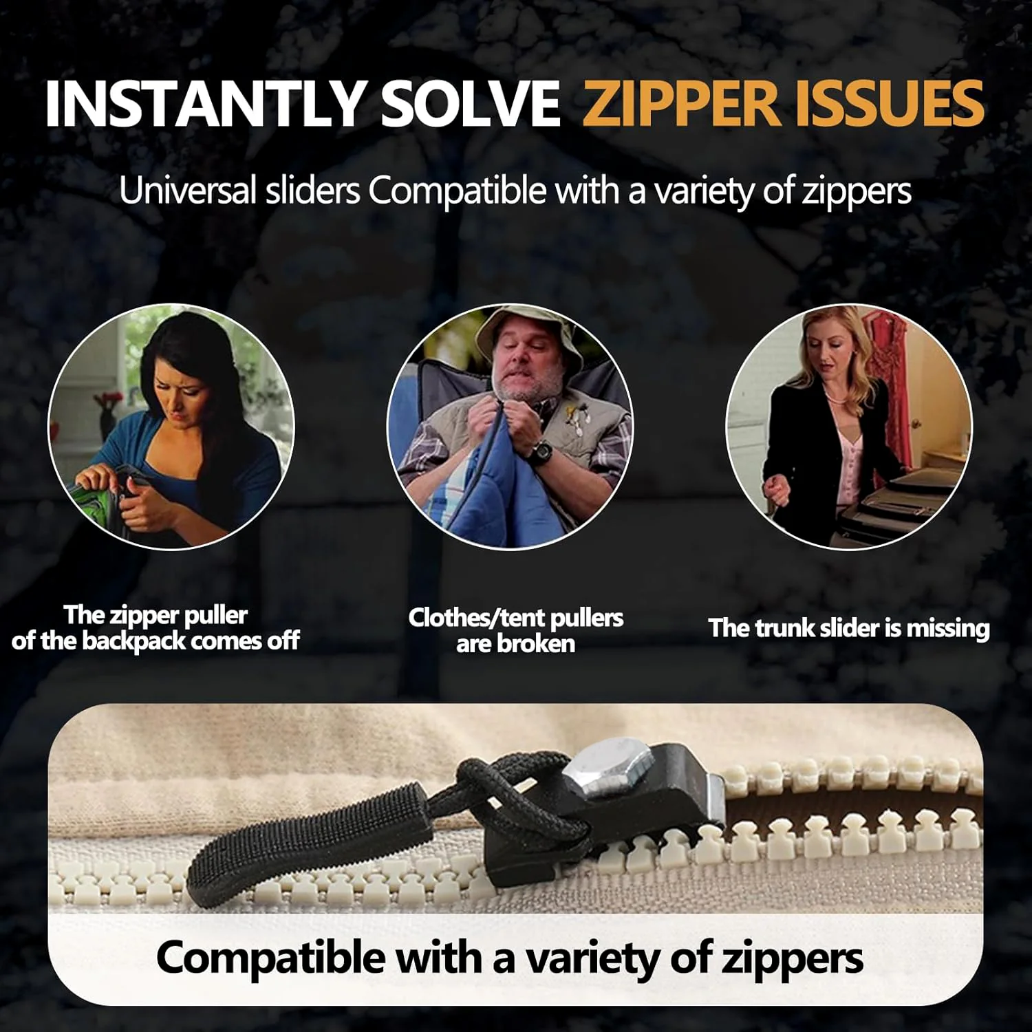 Portable Universal Detachable Zipper Slider (1 Pc / Medium) - Image 3