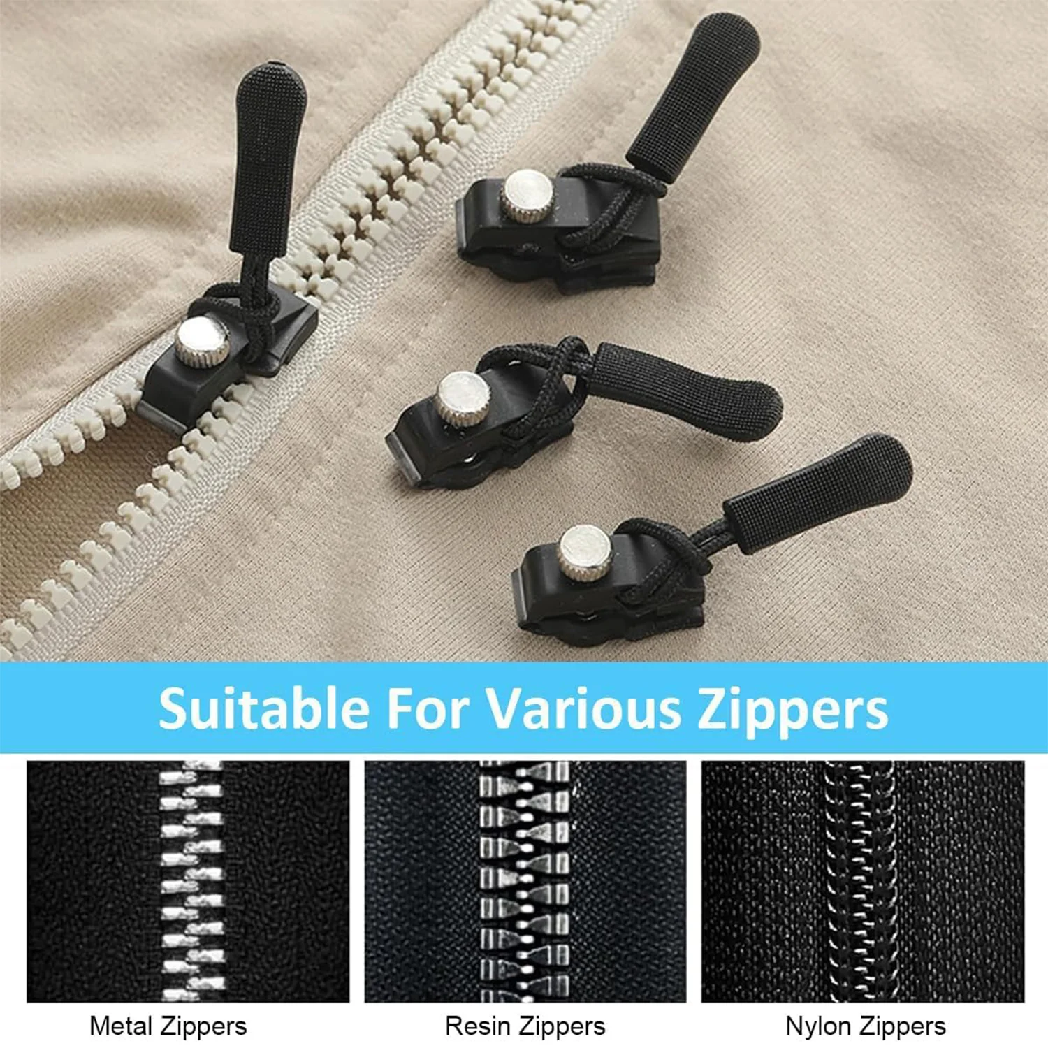 Portable Universal Detachable Zipper Slider (1 Pc / Big) - Image 4