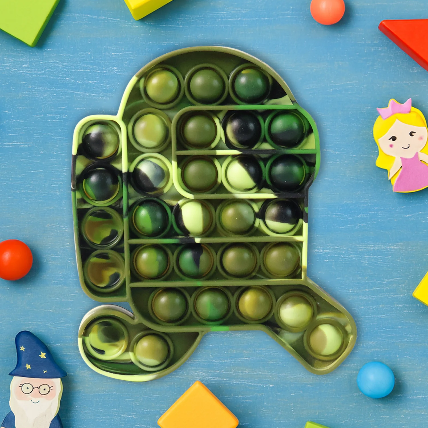 Premium Cartoon Shape Silicone Pop It Fidget Toy (1 Pc) - Image 3