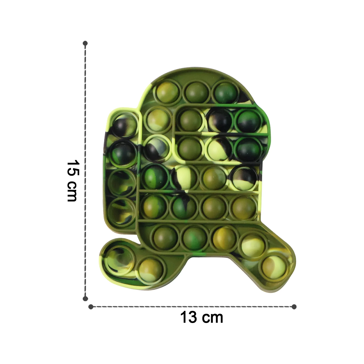 Premium Cartoon Shape Silicone Pop It Fidget Toy (1 Pc) - Image 6