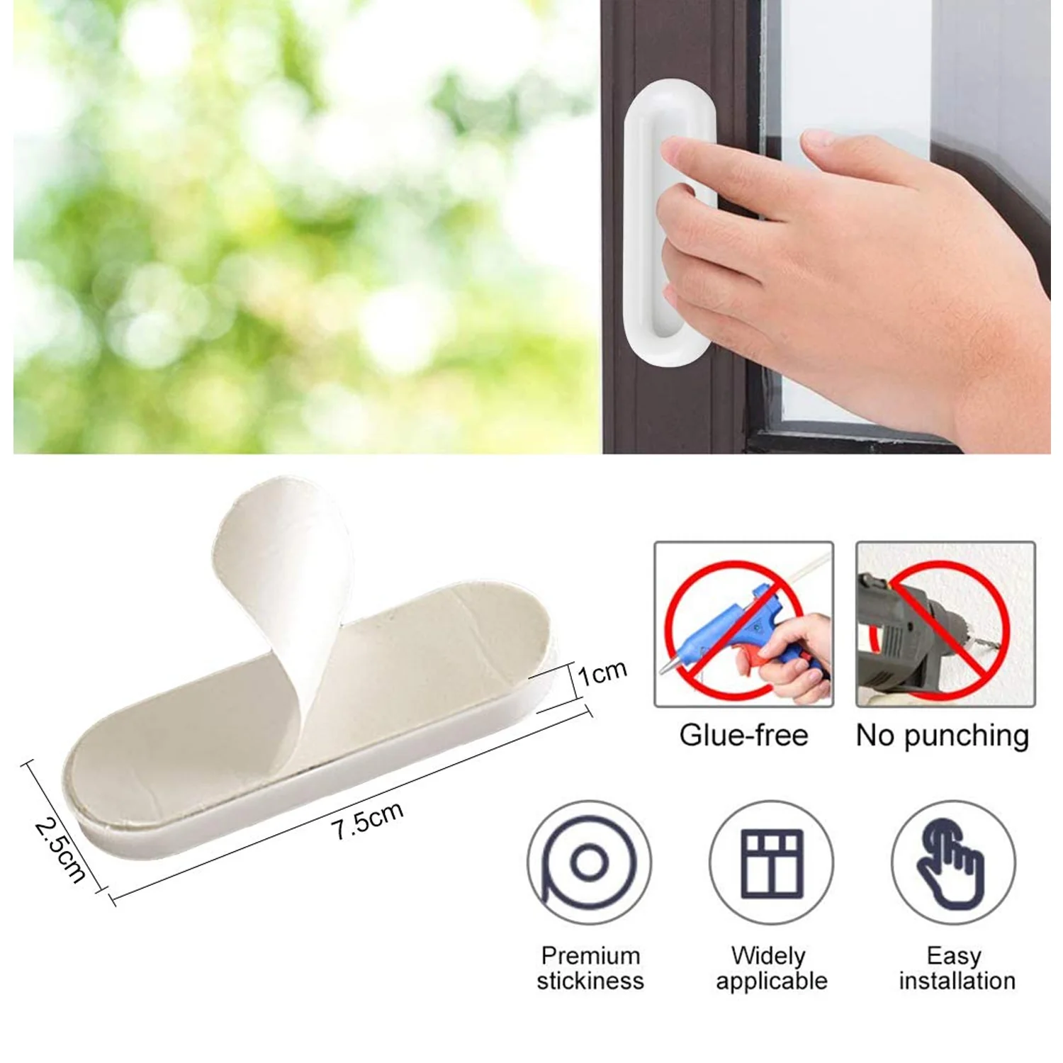 Self Stick Push Pull Helper (4 Pc) - Image 8