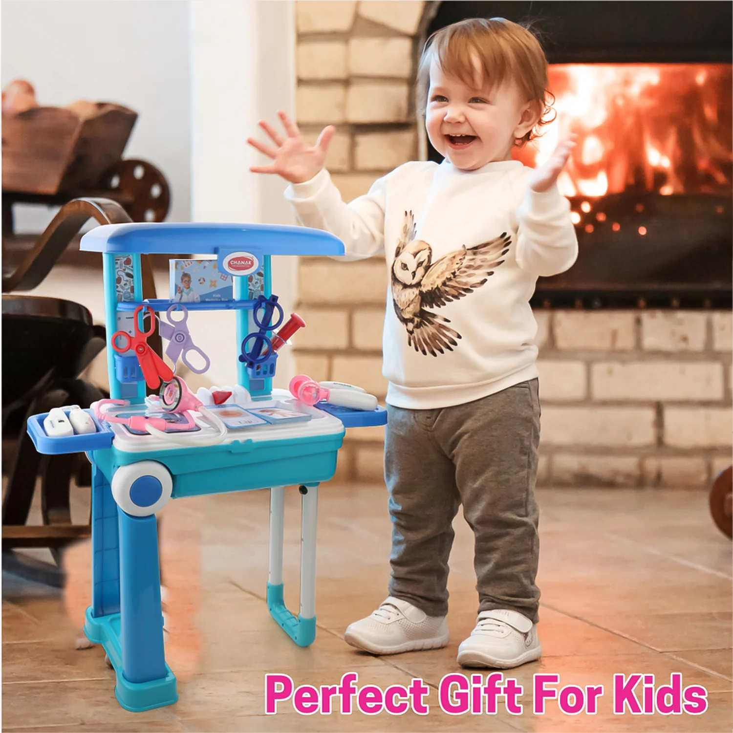 Premium Doctor Set Trolley Little Doctor Kids Toy (1 Set) - Image 6