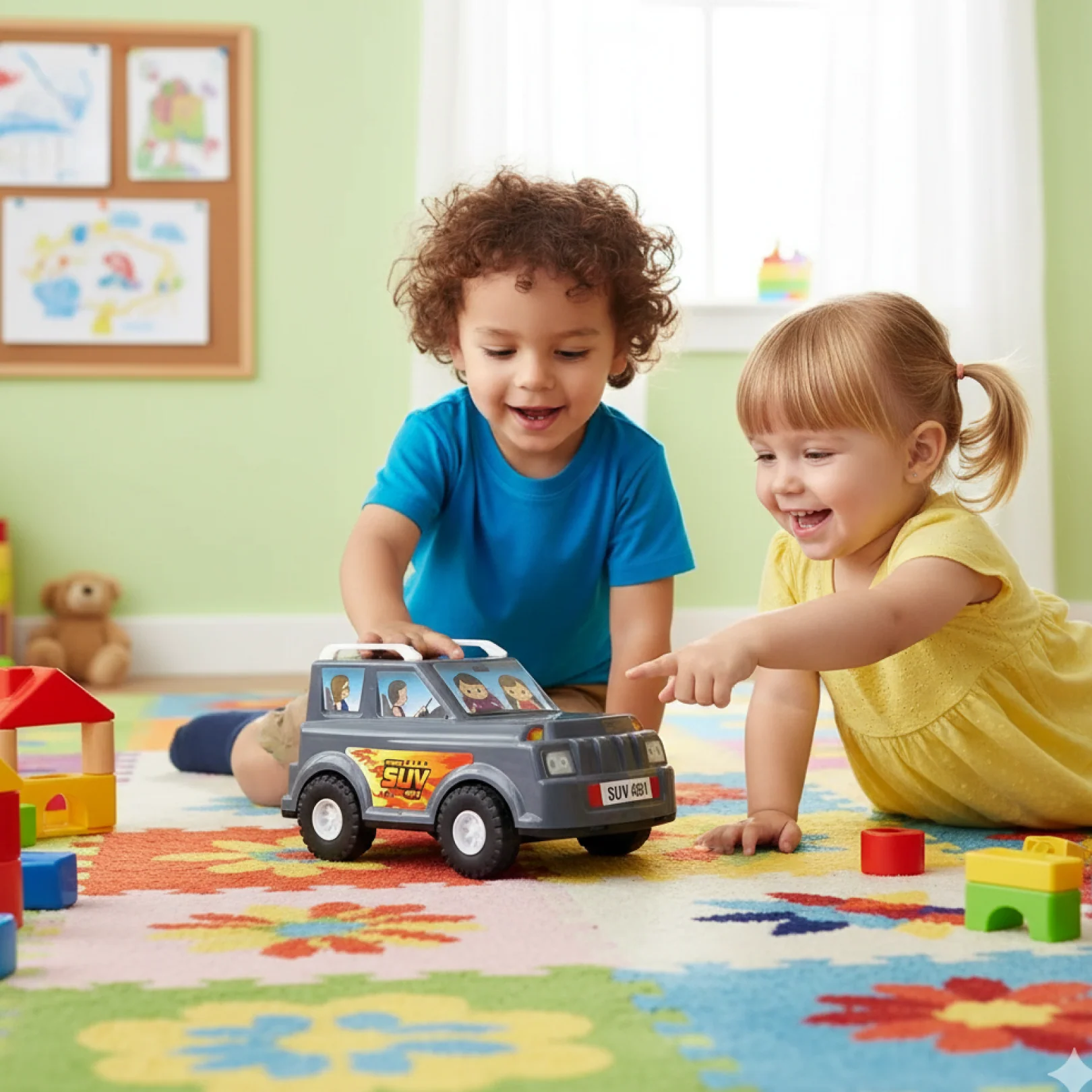 Funwoods Speed Racer SUV Toy Car for Kids with Realistic Design (1 Pc) - Image 6