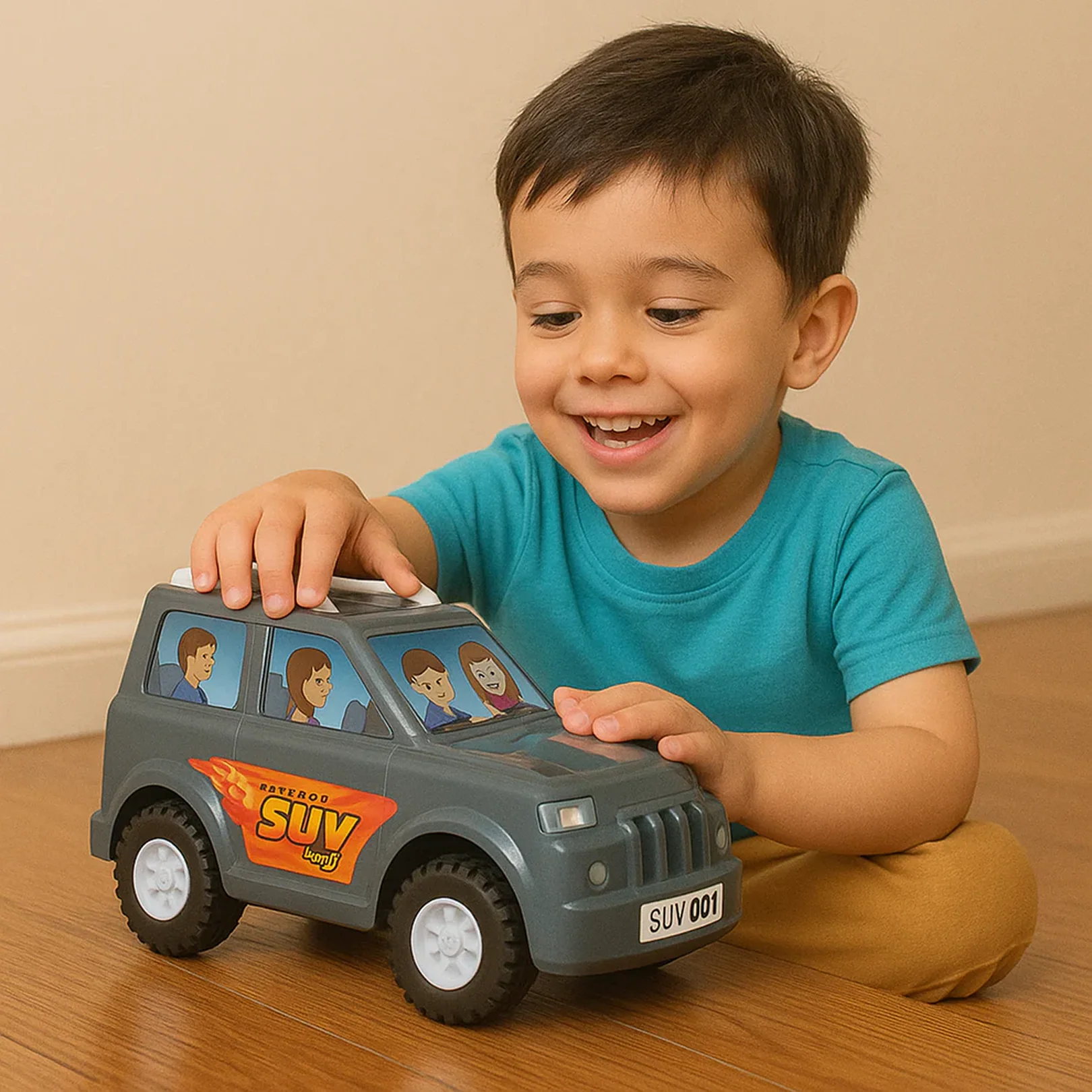 Funwoods Speed Racer SUV Toy Car for Kids with Realistic Design (1 Pc) - Image 7