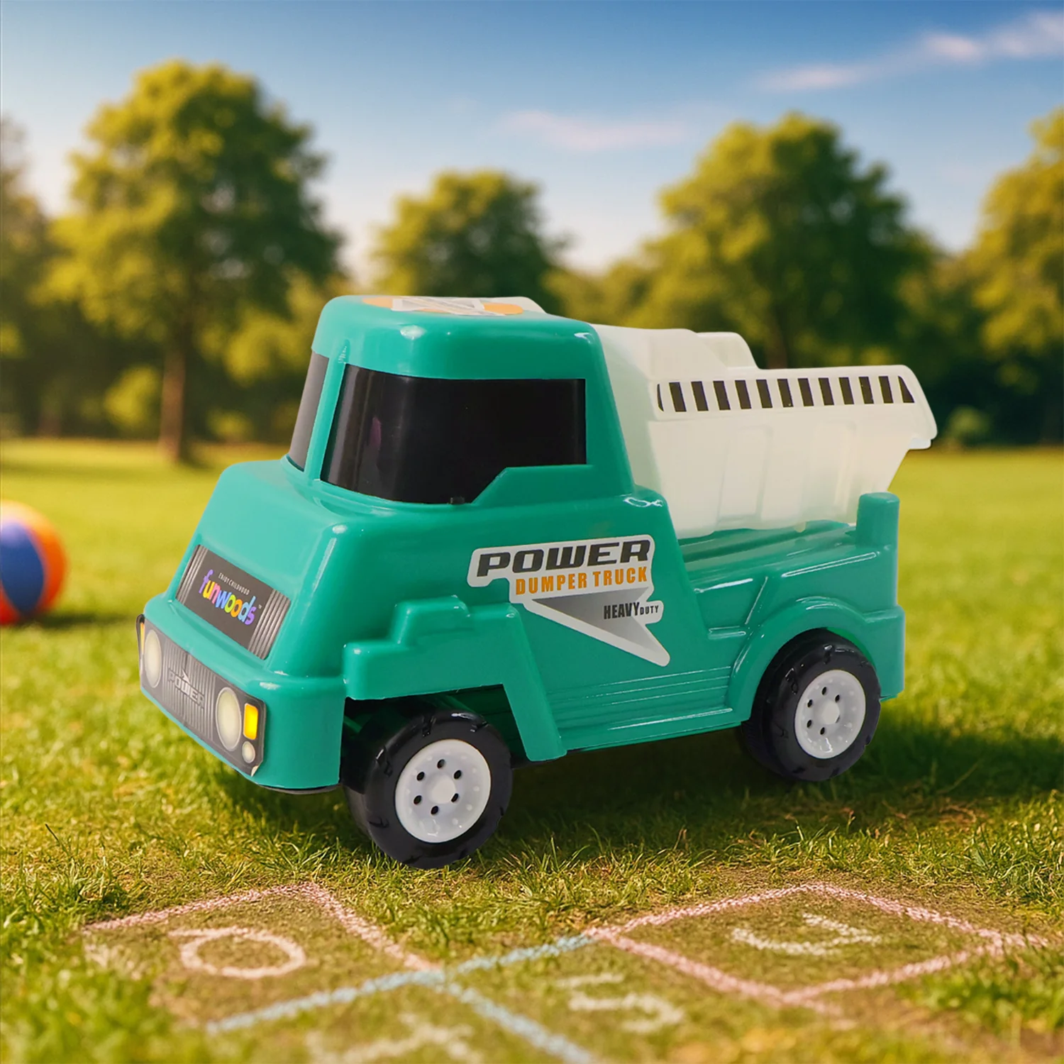 Funwoods Kids Power Dumper Truck Toy Friction Powered Construction Dump Truck Toy 1 Pc - Image 11