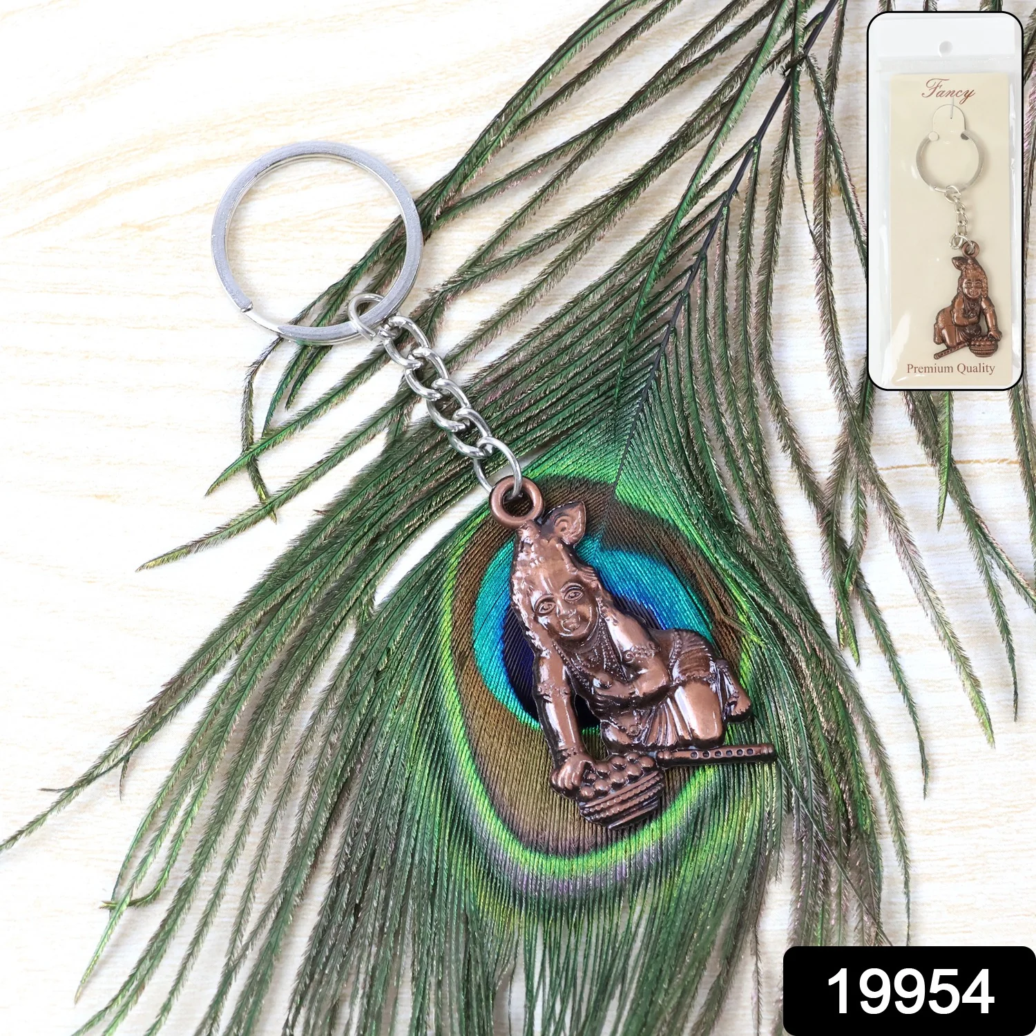 Bal Krishna Crawling Design Keychain (1 Pc) - Image 2