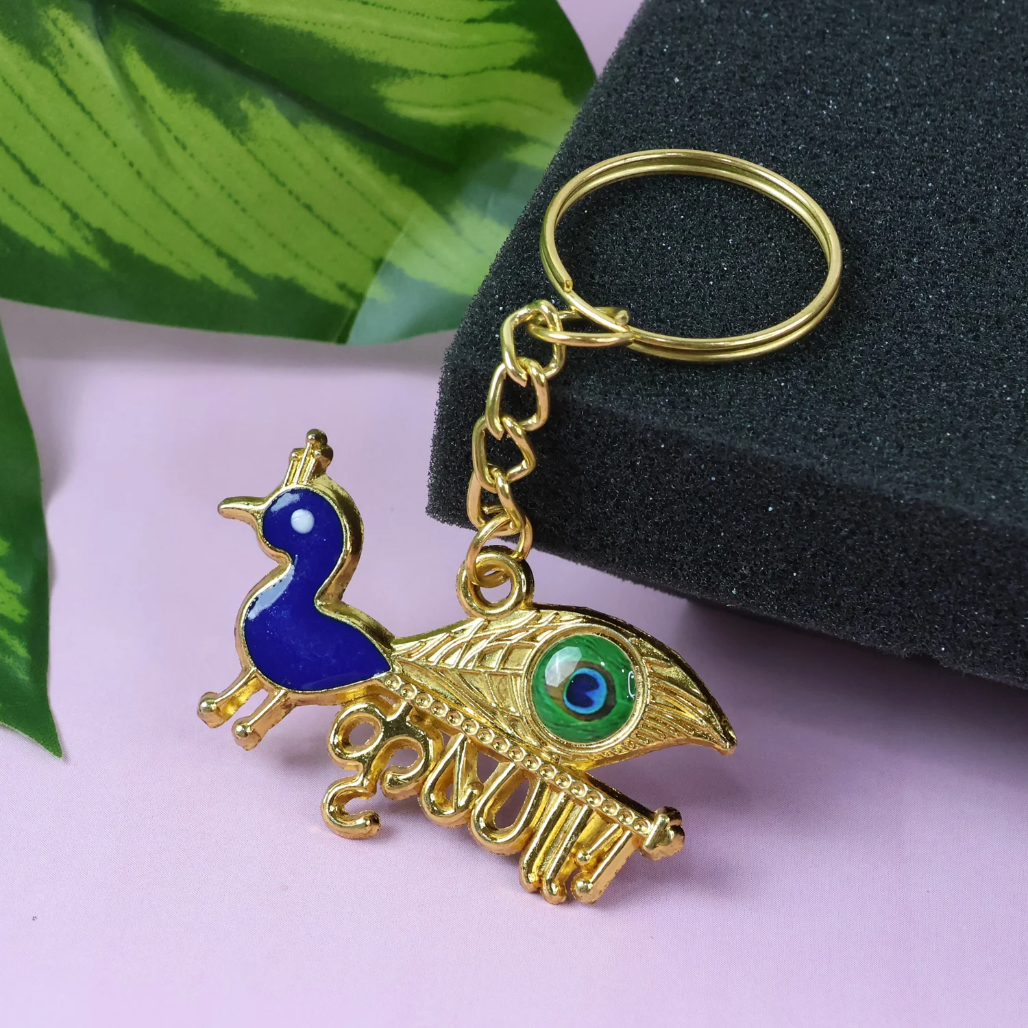 Krishna Theme Keychain Set (5 Pc Mix Design) - Image 11