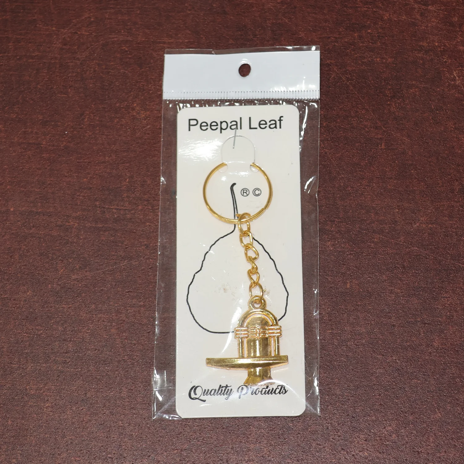 Shivling Golden Metal Keychain (1 Pc) - Image 8