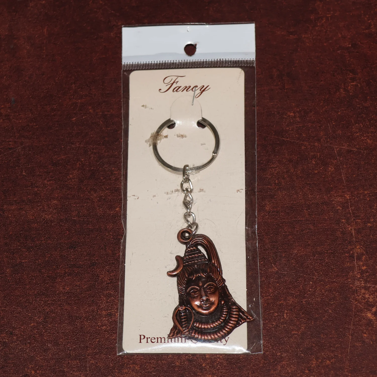 Lord Shiva Face Antique Finish Keychain (1 Pc) - Image 7