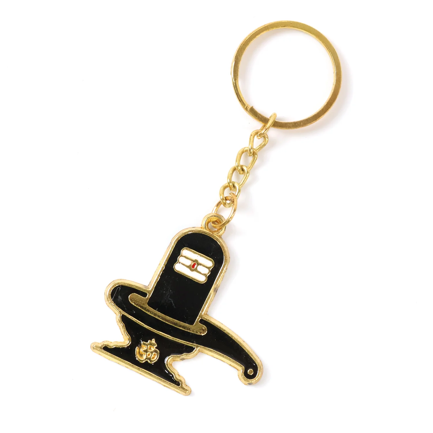 Shivling Design Golden Keychain (1 Pc) - Image 5