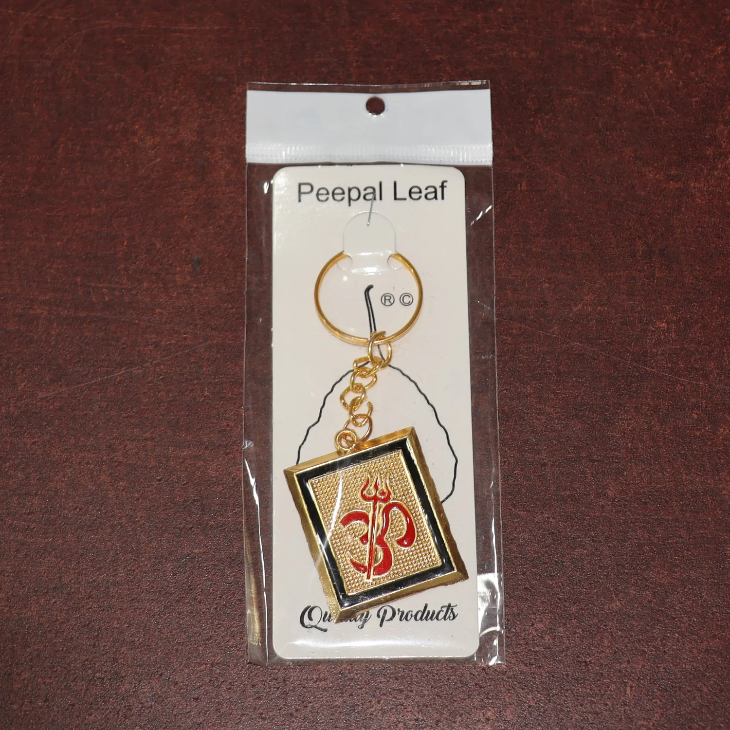 Om Trishul Symbol Golden Keychain (1 Pc) - Image 7