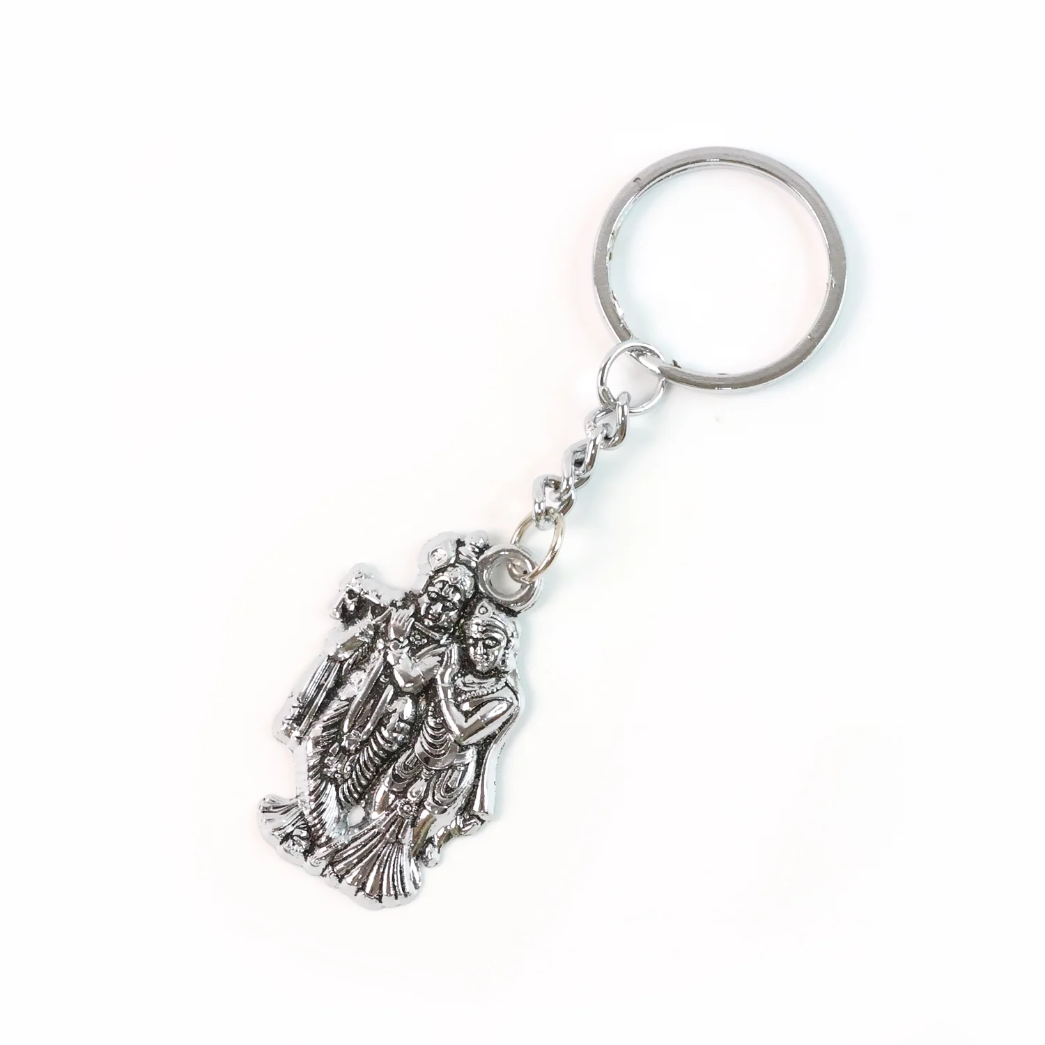 Radha Krishna Metal Keychain (1 Pc) - Image 5