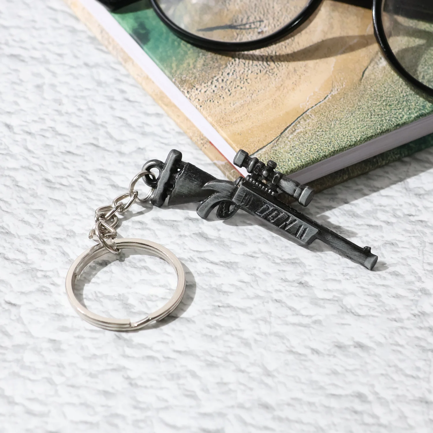 Premium Metal Rifle Gun Shape Keychain (1 Pc) - Image 6