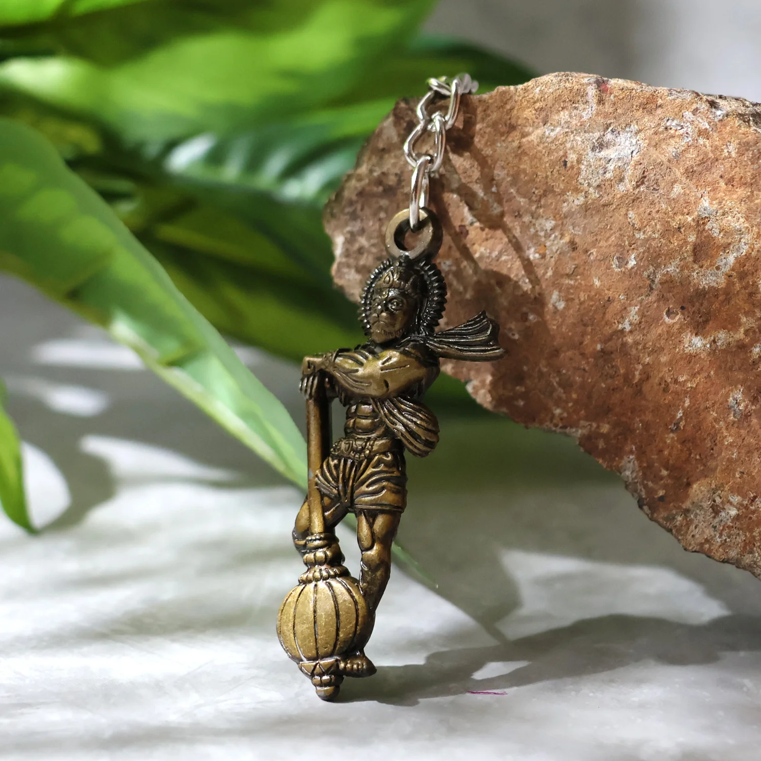 Hanuman Metal Keychain Set (2 Pc Mix Design) - Image 4
