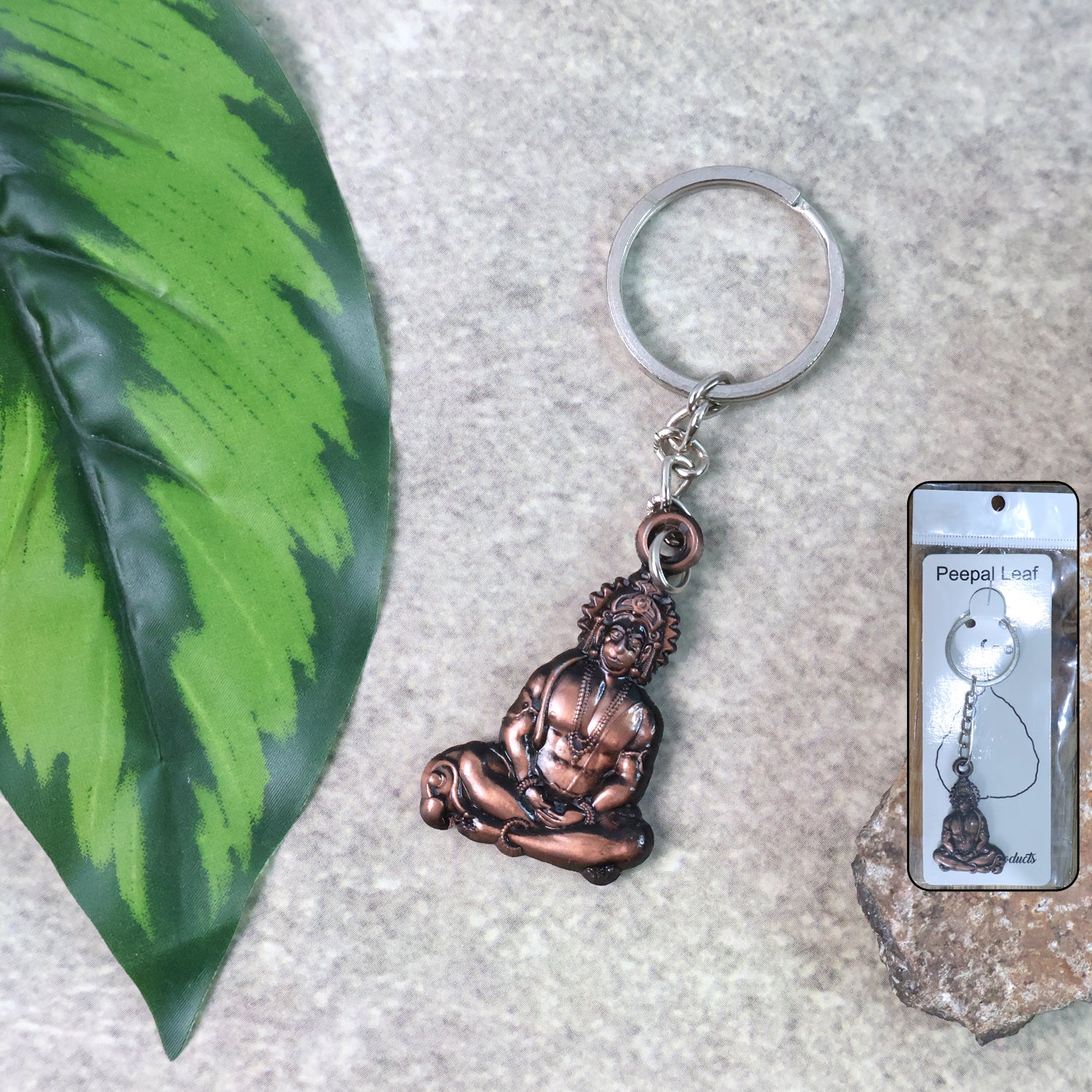 Hanuman Metal Keychain Set (2 Pc Mix Design) - Image 7