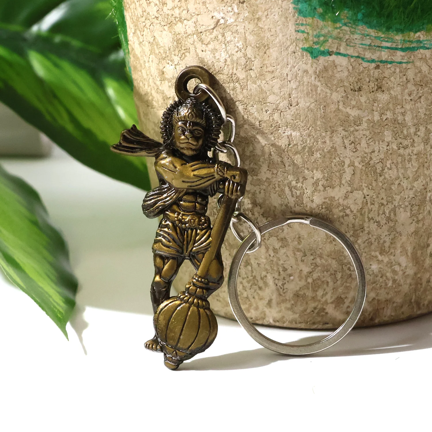 Hanuman Metal Keychain Set (2 Pc Mix Design) - Image 9