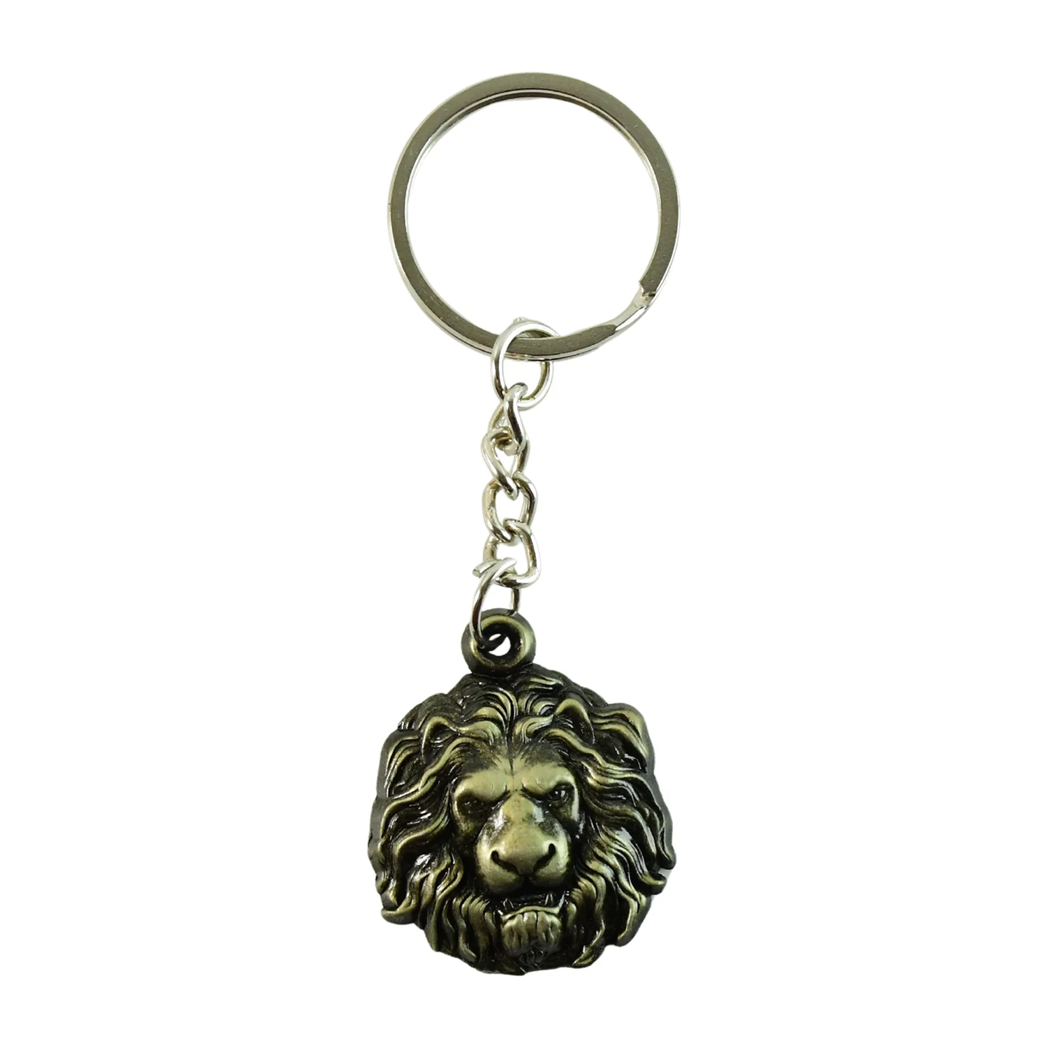Premium Lion Head Metal Keychain (1 Pc) - Image 5