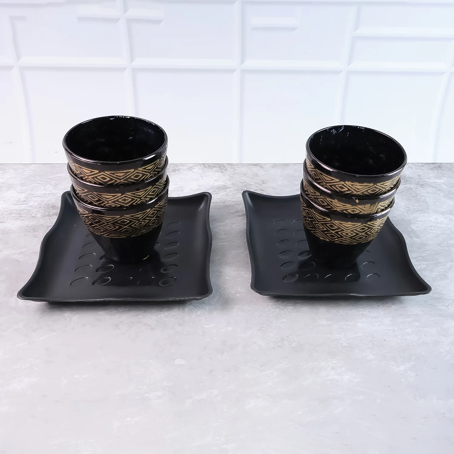 2 Bowl & 6 Glass Snake Set ( 8 Pc Set ) - Image 4