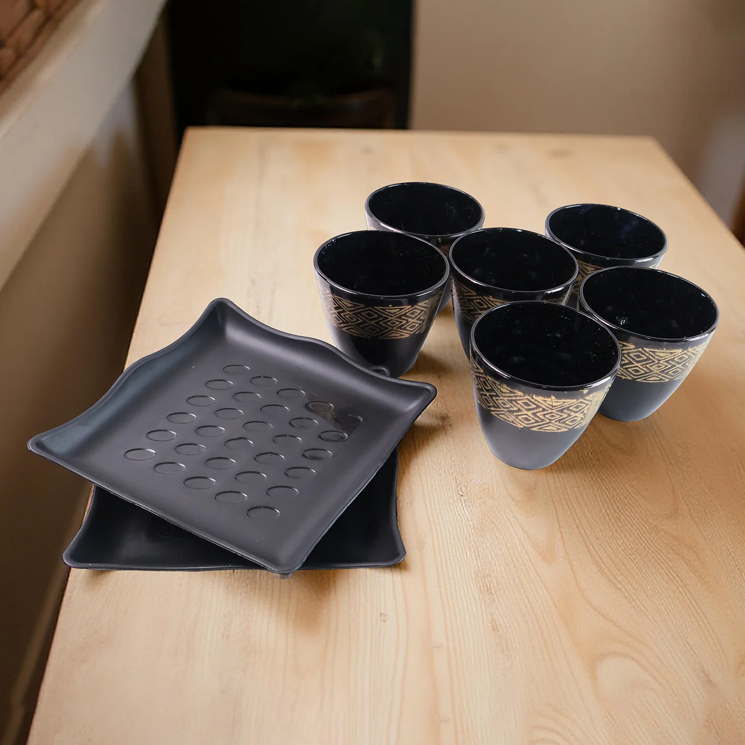 2 Bowl & 6 Glass Snake Set ( 8 Pc Set ) - Image 6