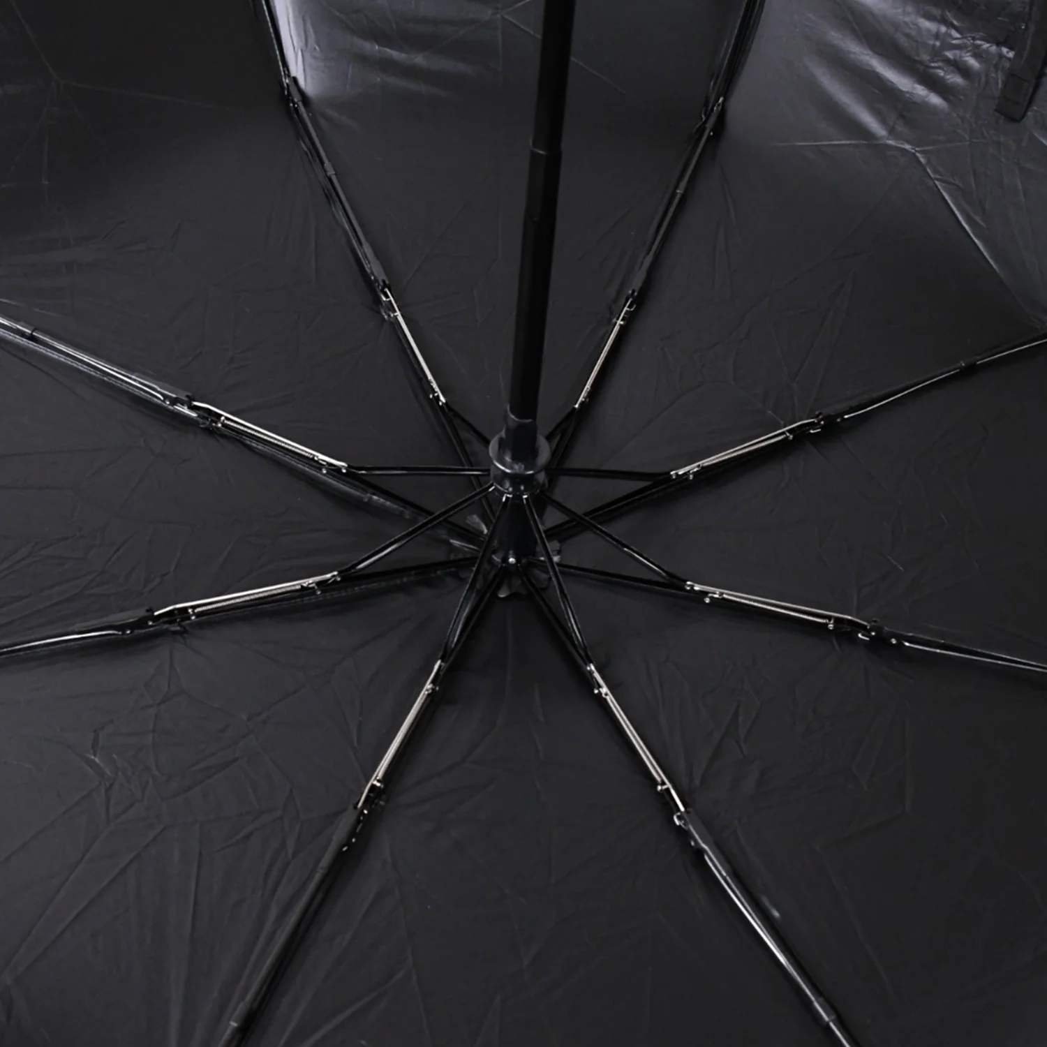 2 Fold Manual Umbrella – Wind, Sun & Rainproof with Steel Shaft & Wrist Strap - Image 6