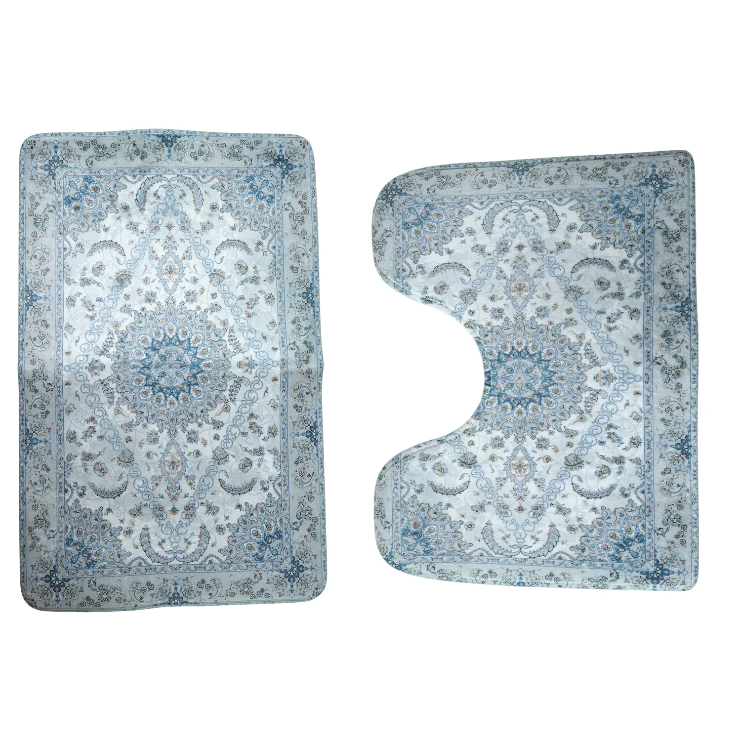 2 In 1 Designer Bathroom Mat Set - Image 5