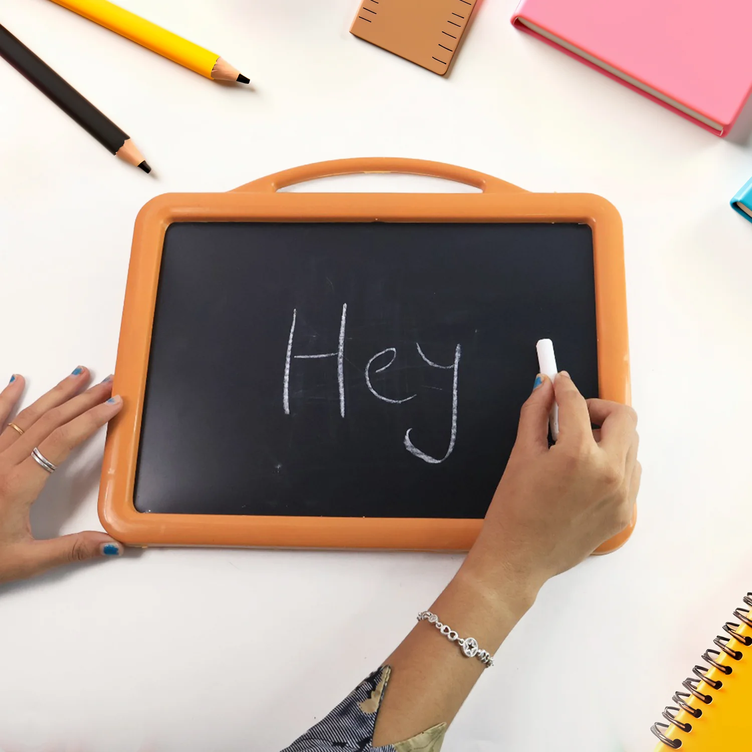 2-in-1 Double-Sided Write and Wipe Educational Drawing Board for Kids (1 Set) - Image 6