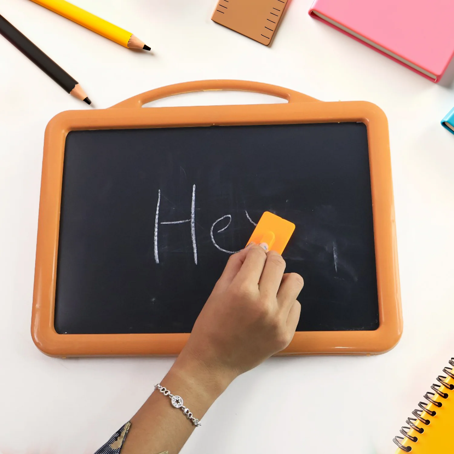 2-in-1 Double-Sided Write and Wipe Educational Drawing Board for Kids (1 Set) - Image 7