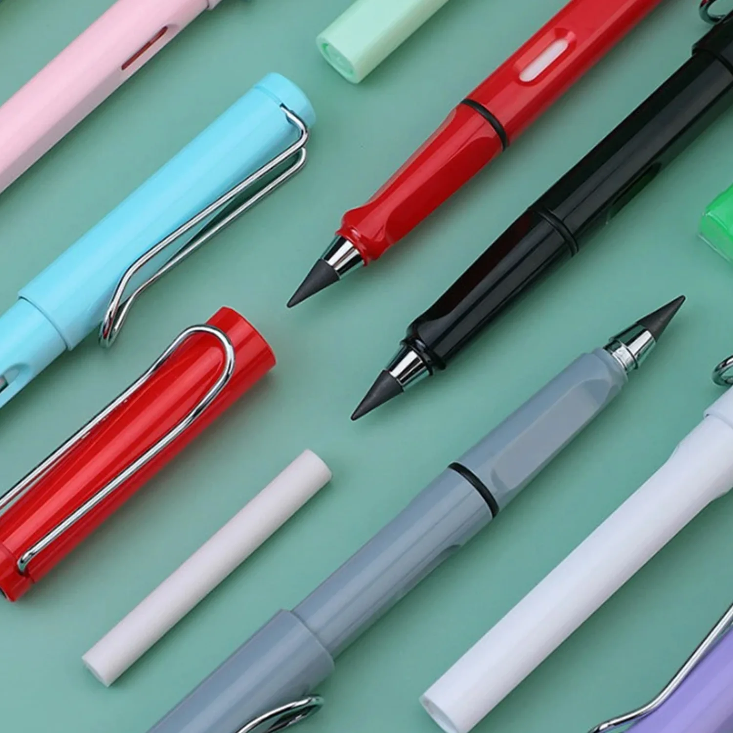 2-in-1 Everlasting Magic Pencil with Replaceable Eraser (1 Pc / Mix Color) - Image 8