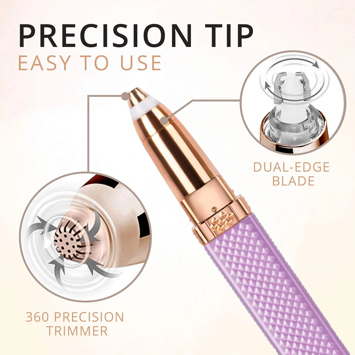 2-in-1 Eyebrow Razor & Painless Hair Shaver (1 Pc), Hair accessories - Image 10