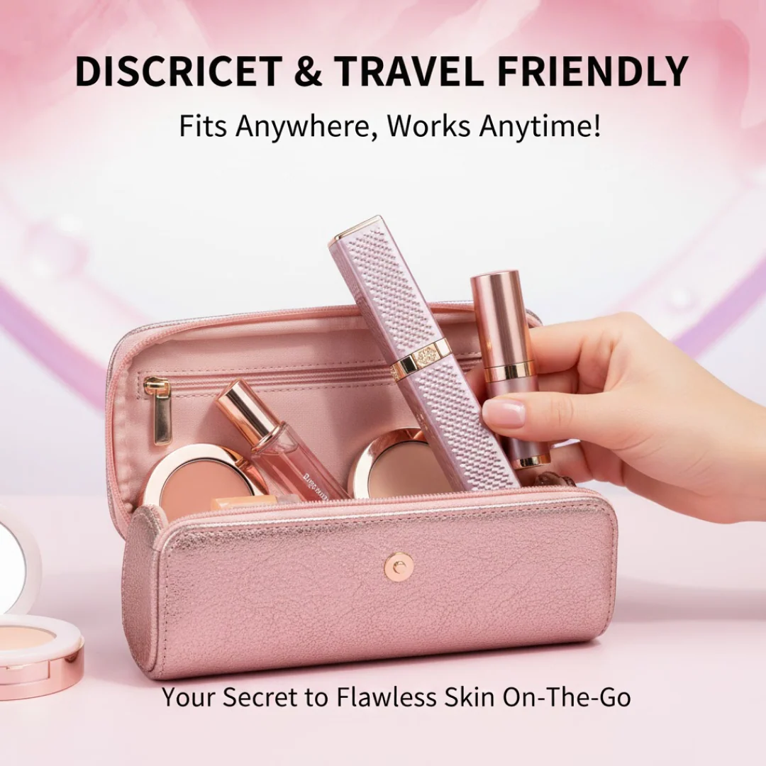 2-in-1 Eyebrow Razor & Painless Hair Shaver (1 Pc), Hair accessories - Image 3