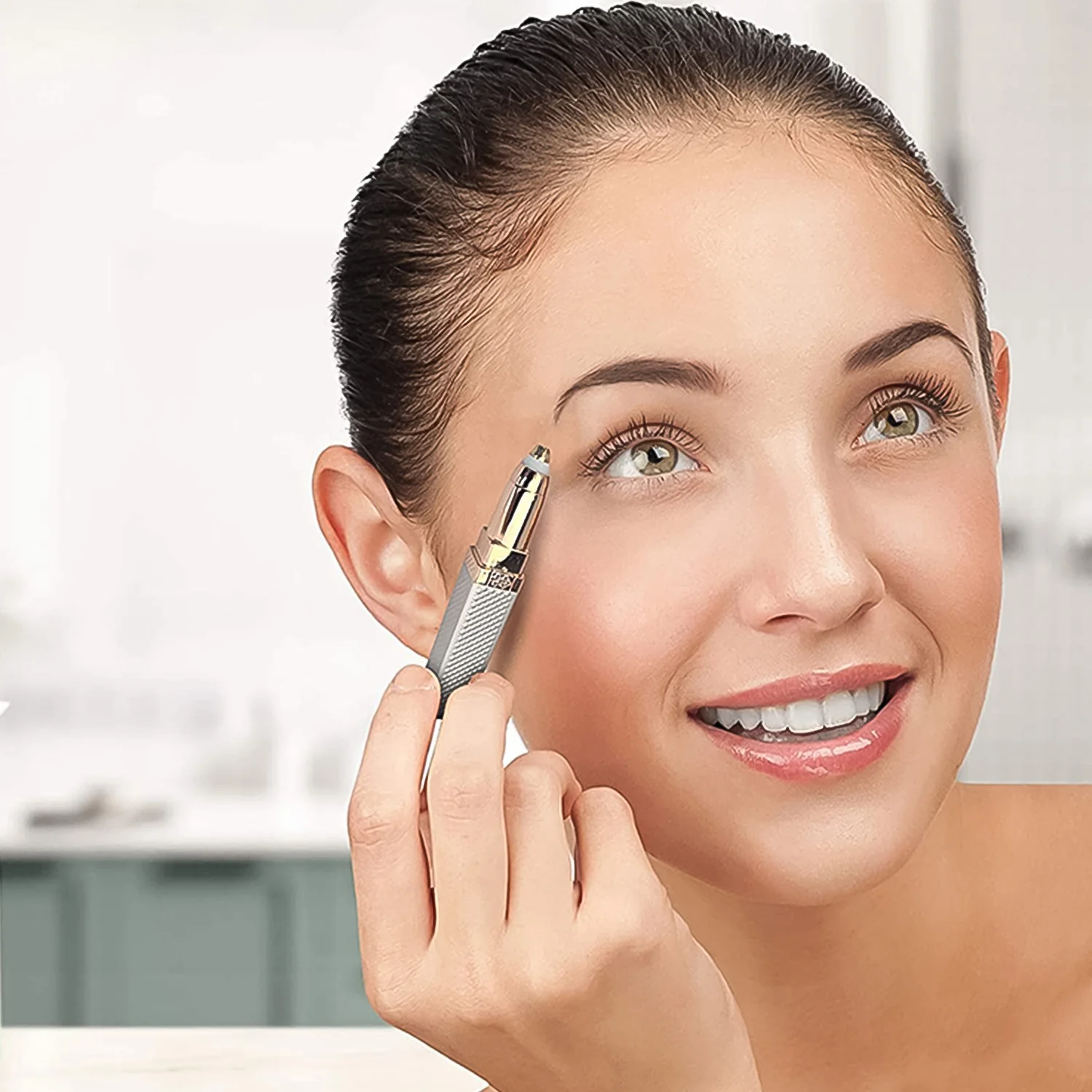 2-in-1 Eyebrow Razor & Painless Hair Shaver (1 Pc), Hair accessories - Image 9