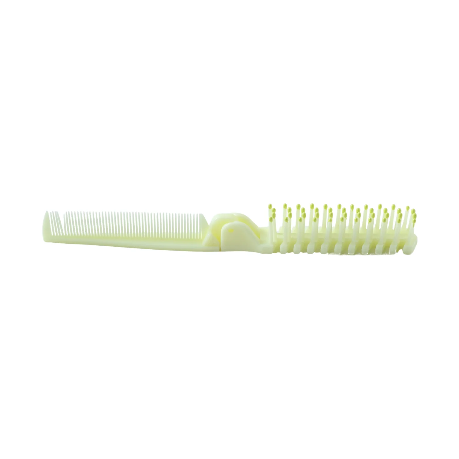 2 In 1 Foldable Hair Comb with Brush (1 Pc) - Image 4
