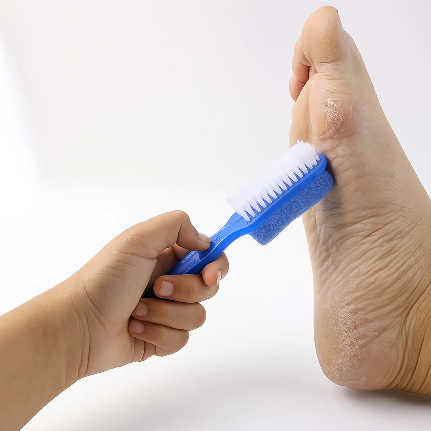 2-in-1 Foot Scrubber Brush with Pumice Stone - Image 3
