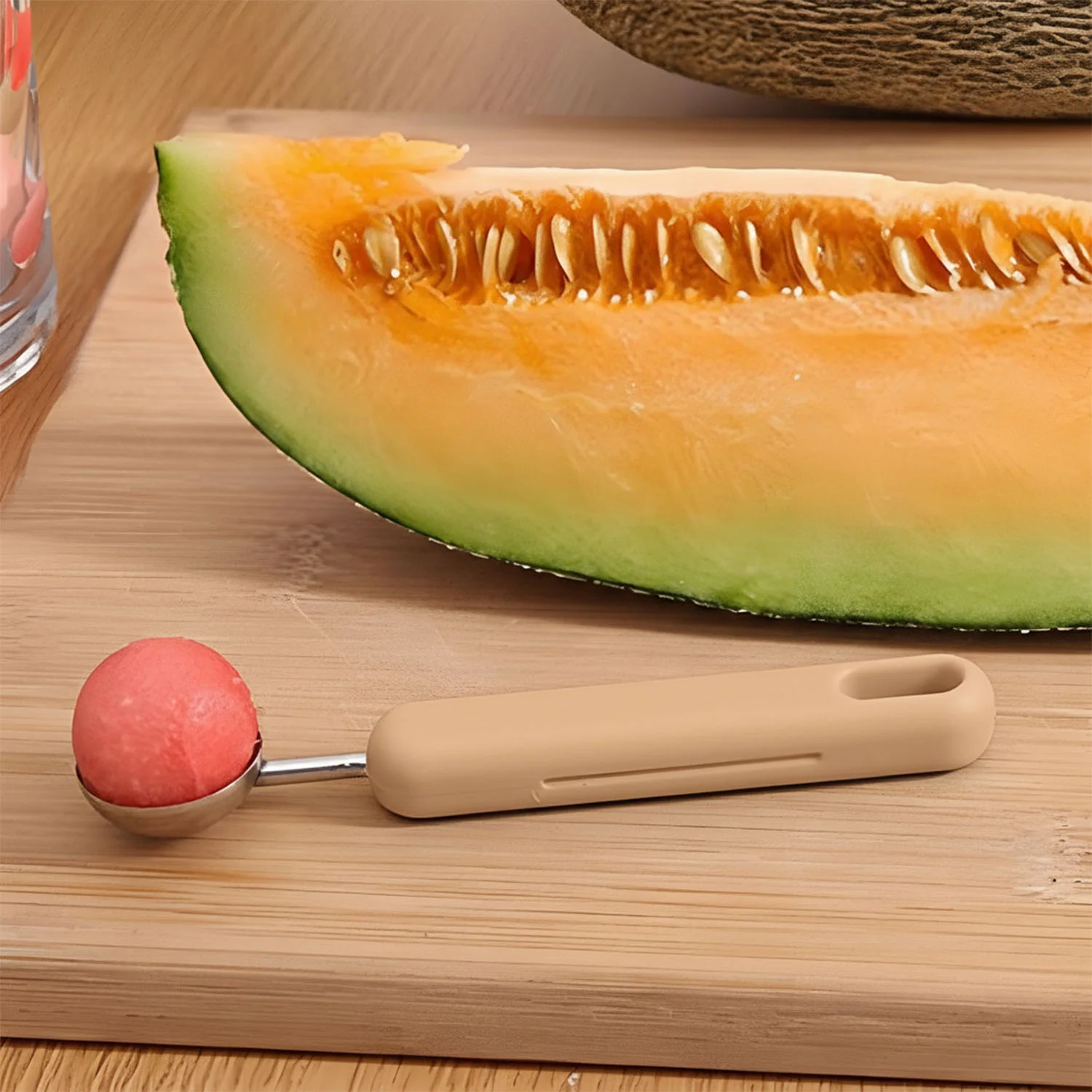2 in 1 Fruit Scooper and Cutter Tool (1 Pc) - Image 7