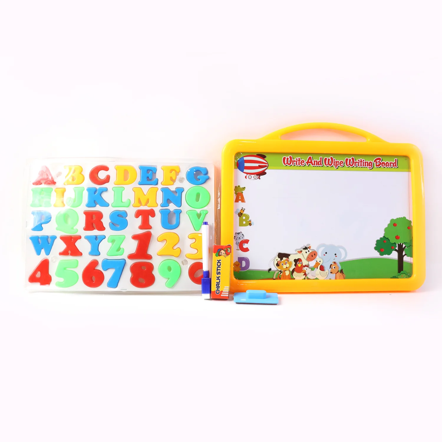 2-in-1 Kids Writing Board Set – Double-Sided Whiteboard & Blackboard - Image 5