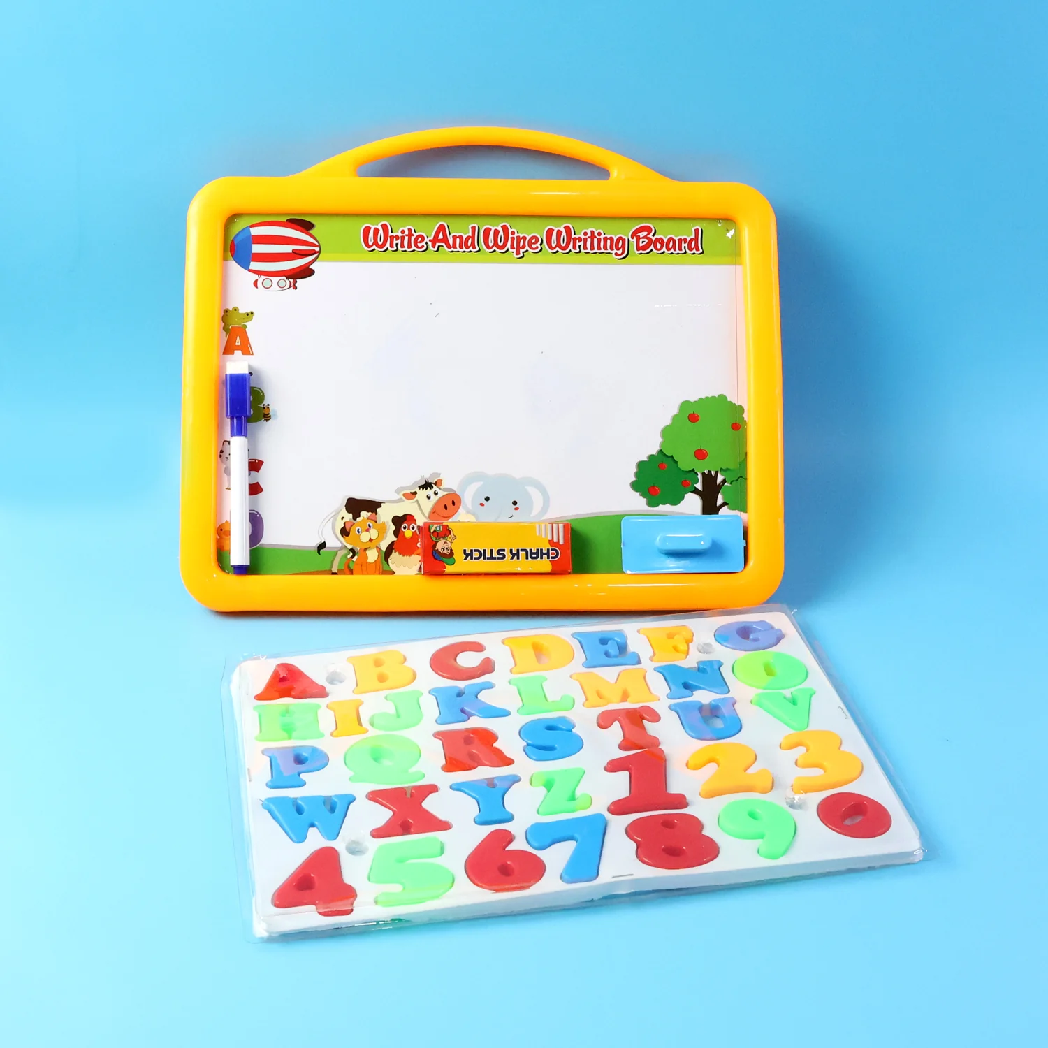 2-in-1 Kids Writing Board Set – Double-Sided Whiteboard & Blackboard - Image 7