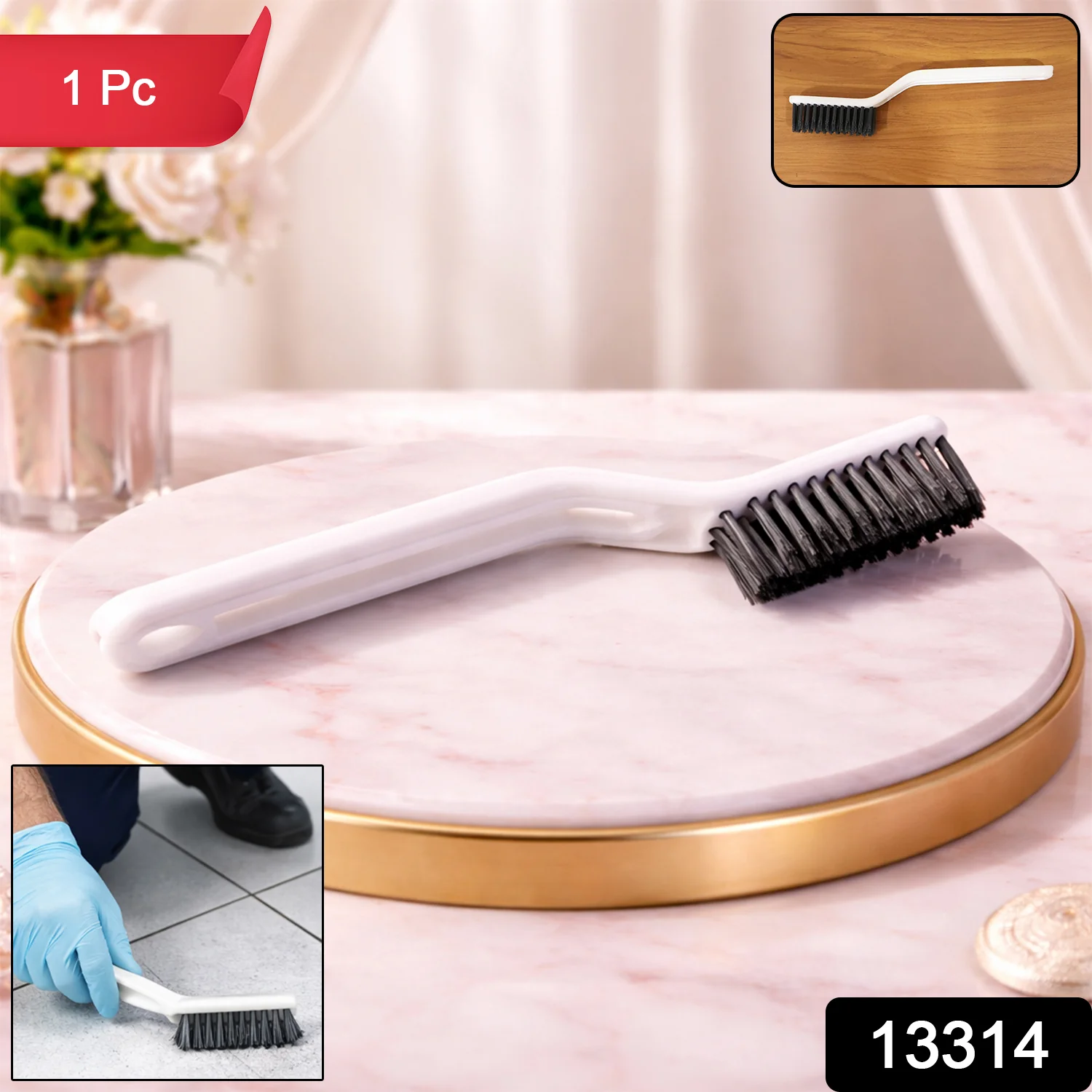 2 In 1 Multipurpose Cleaning Brush with Ergonomic Handle (1 Pc) - Image 2